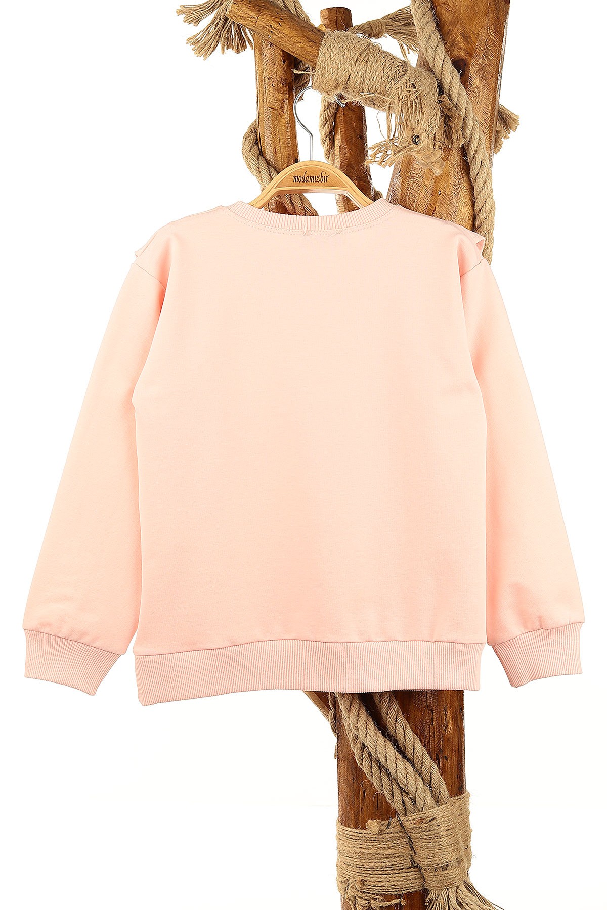 Pudra (1-4 Yaş) Flower Papatya Baskılı Kız Bebe Sweat 155247