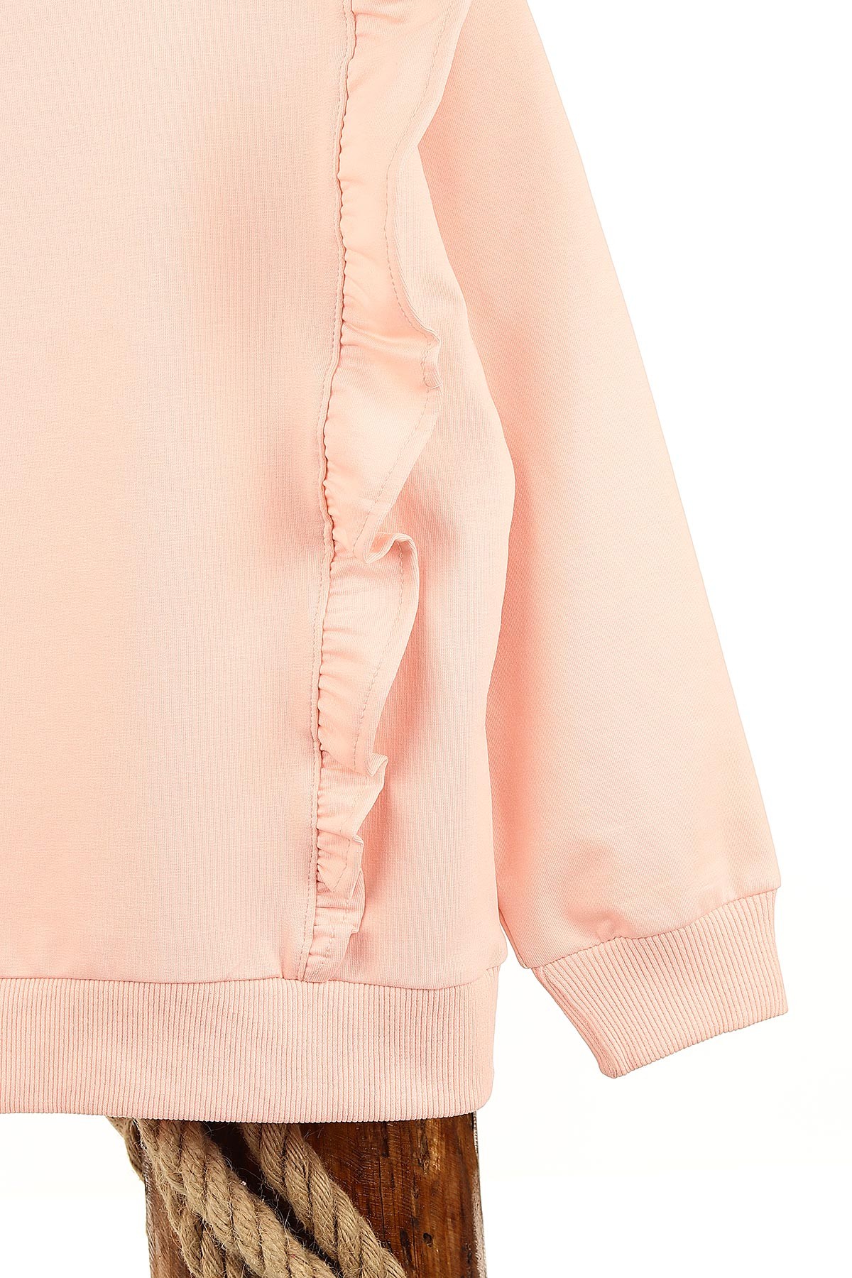 Pudra (1-4 Yaş) Flower Papatya Baskılı Kız Bebe Sweat 155247