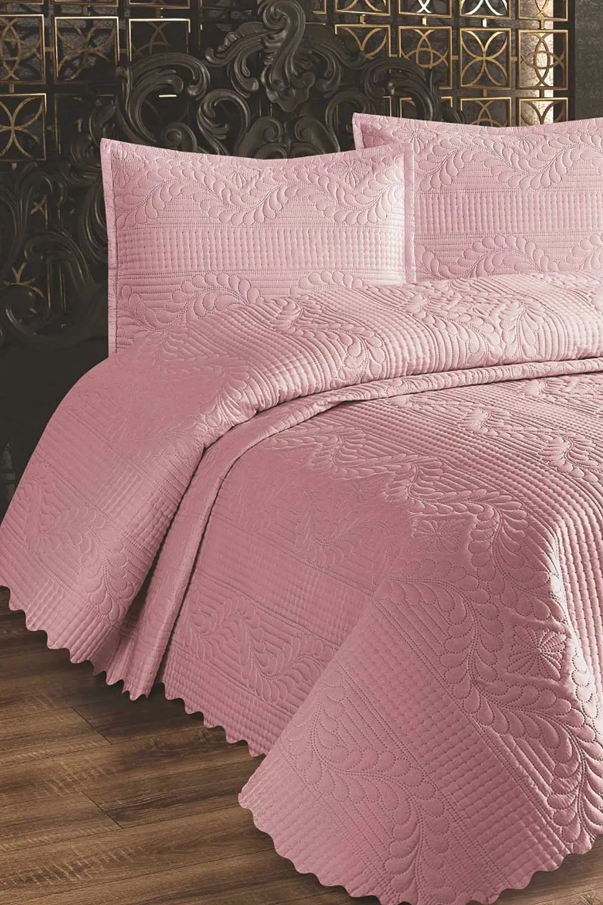Pudra 180x250 Jumbo Soft Tek Kişilik Yatak Örtüsü 278357