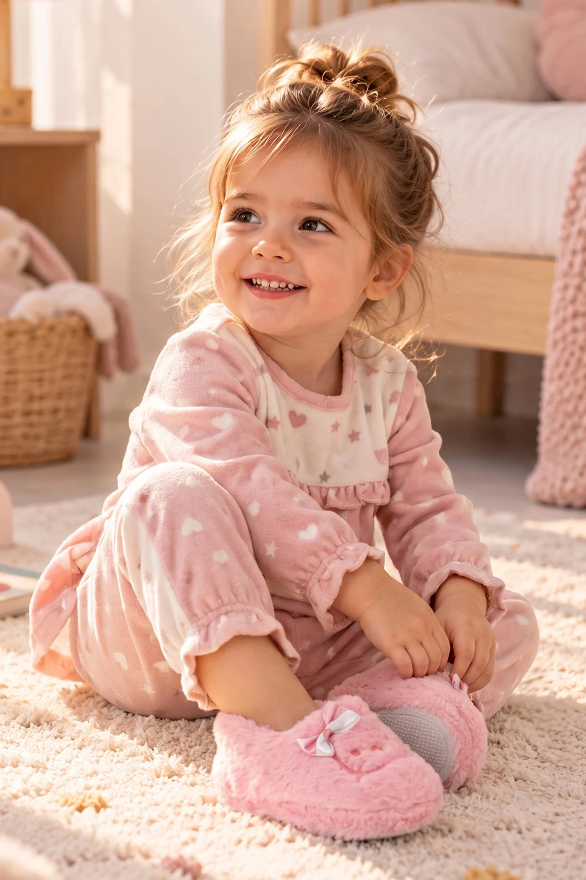 Pudra ( 21 - 24 ) Figürlü Kız Bebek Panduf 495125