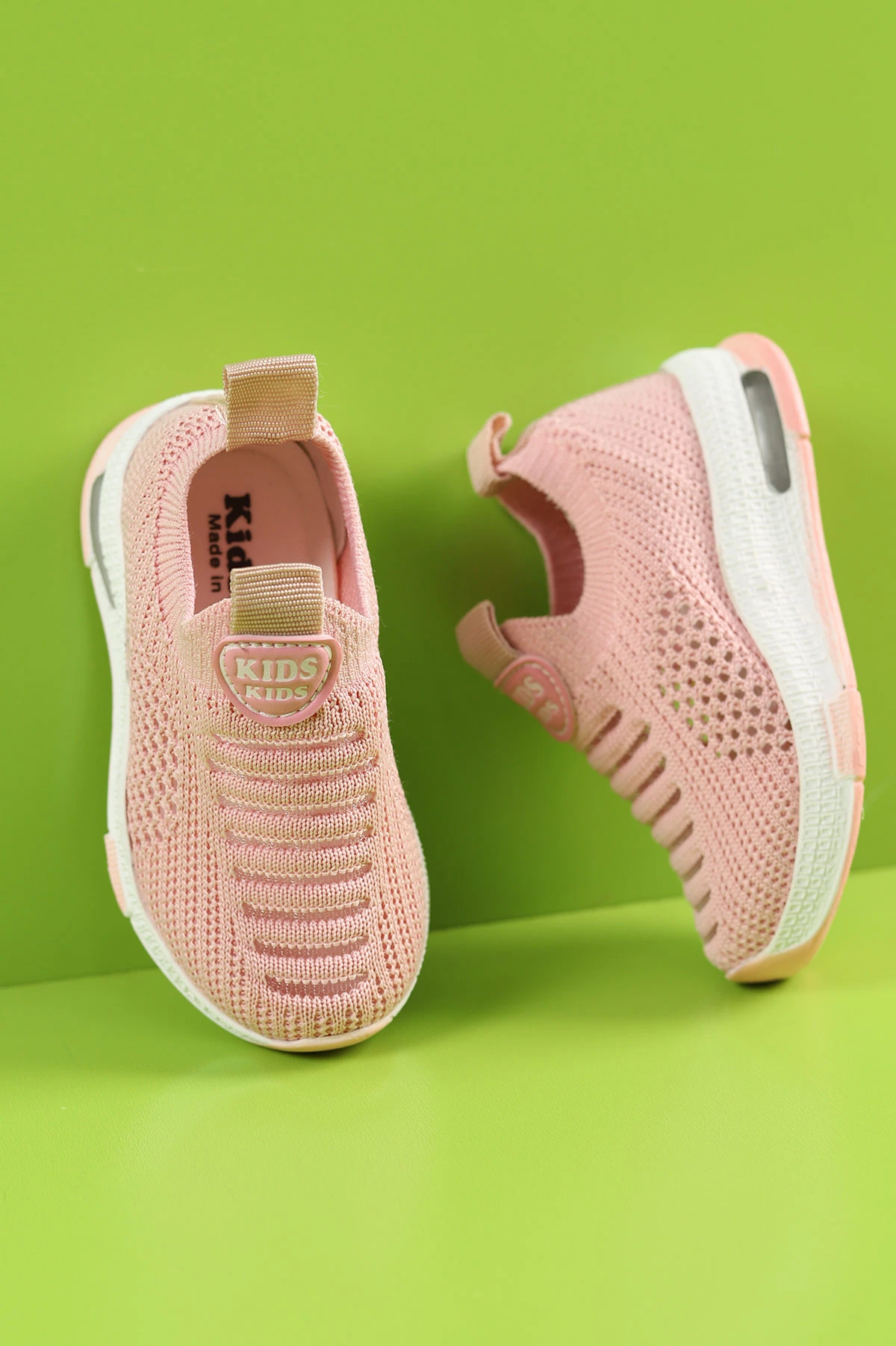 Pudra (21-25 Bebe) Triko Işıklı Bebe Spor Ayakkabı 248793