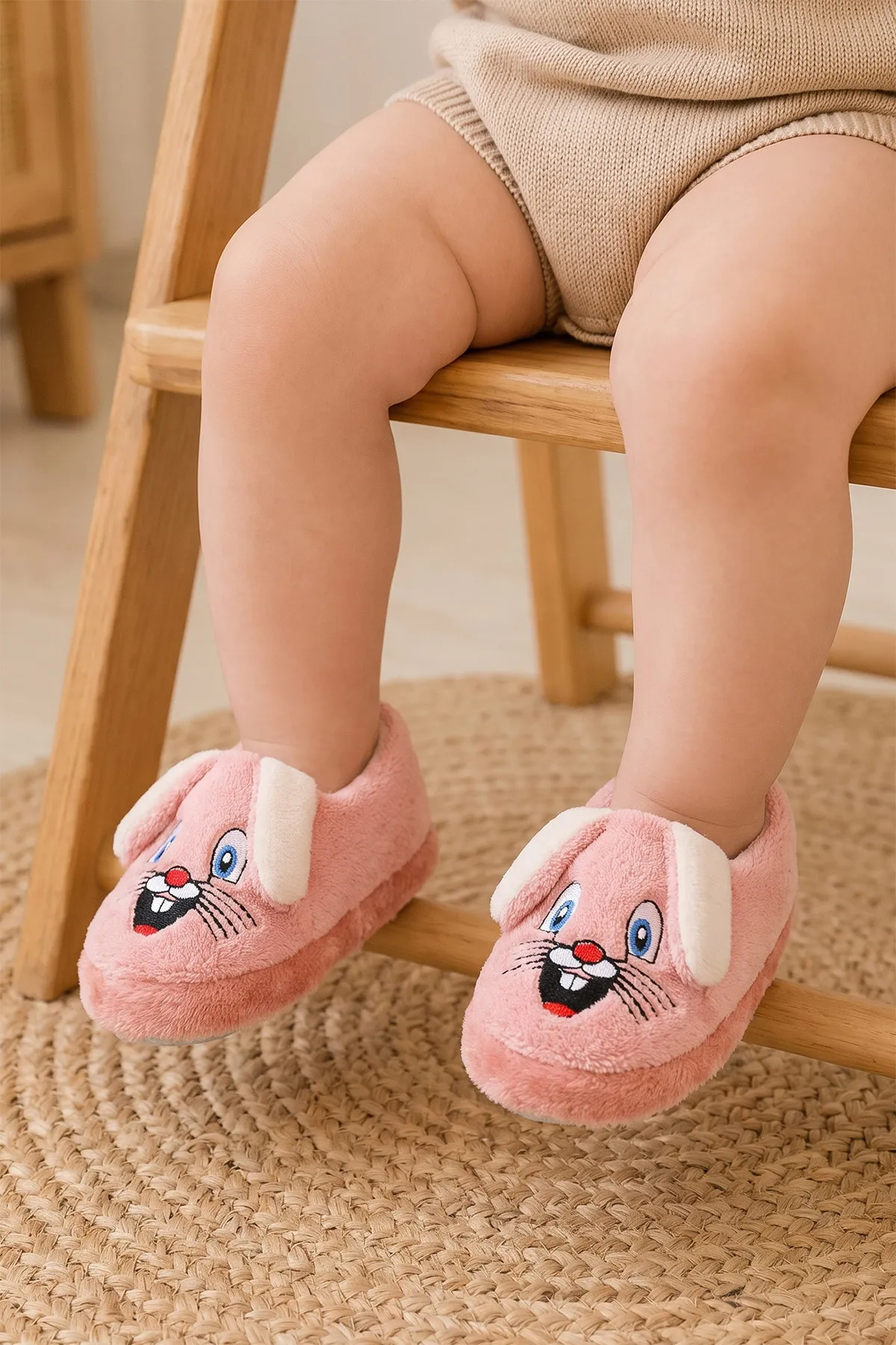 Pudra ( 21 - 25 ) Peluş Figürlü Kız Bebek Panduf 488264