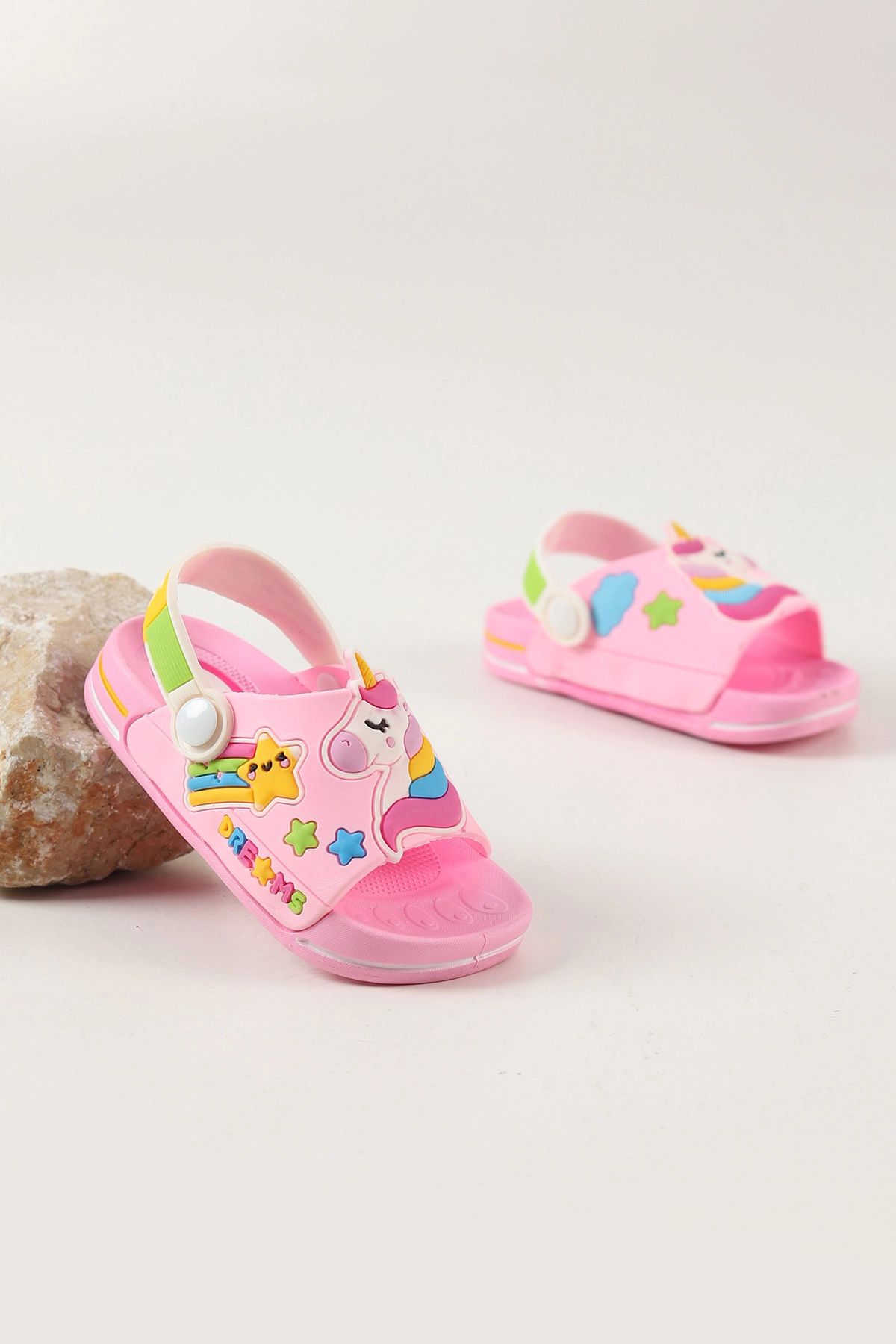 Pudra ( 24 - 29 ) Figürlü Kız Çocuk Sandalet 462498