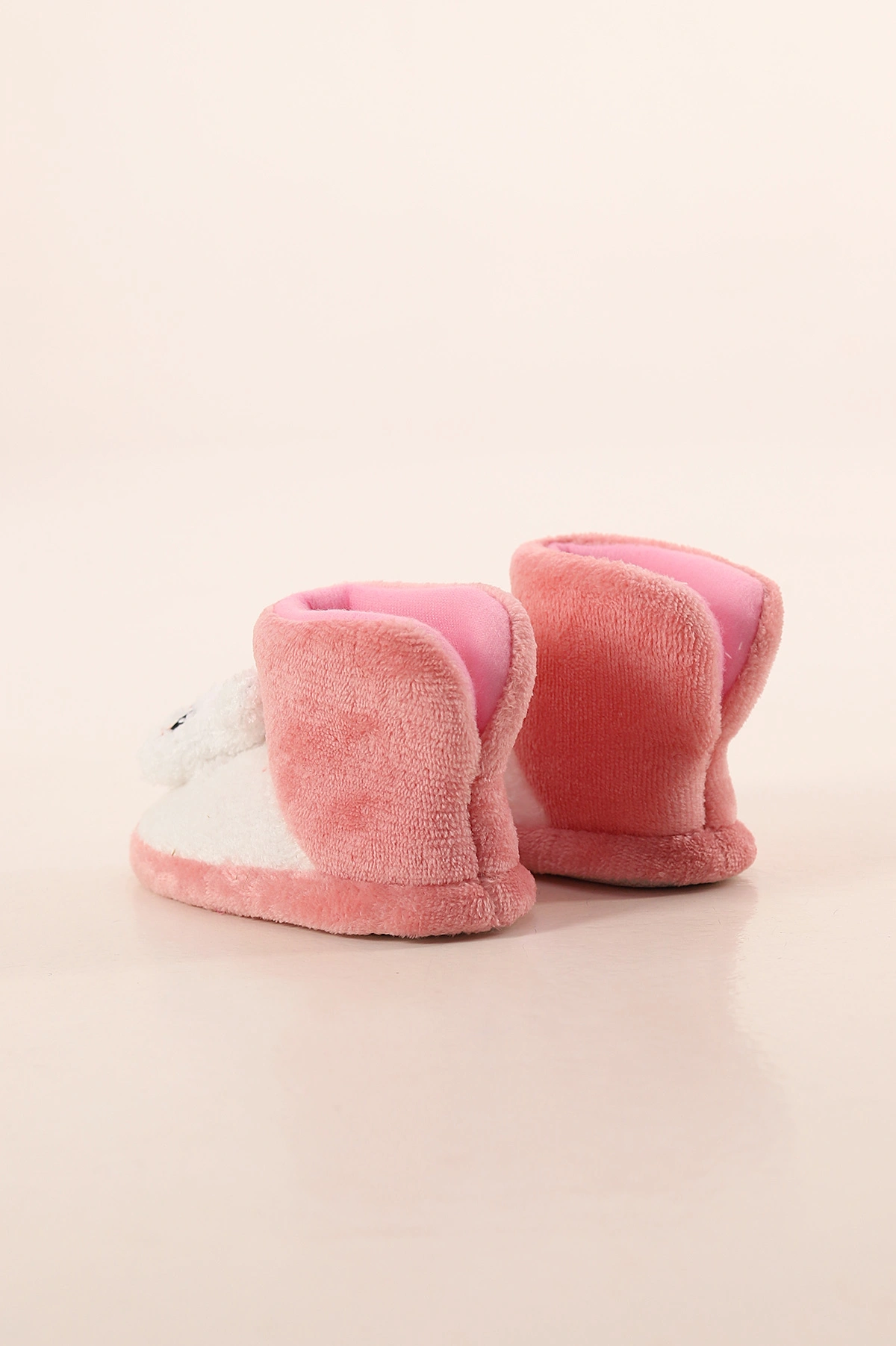 Pudra ( 25 - 30 ) Peluş Figürlü Kız Çocuk Panduf 394651
