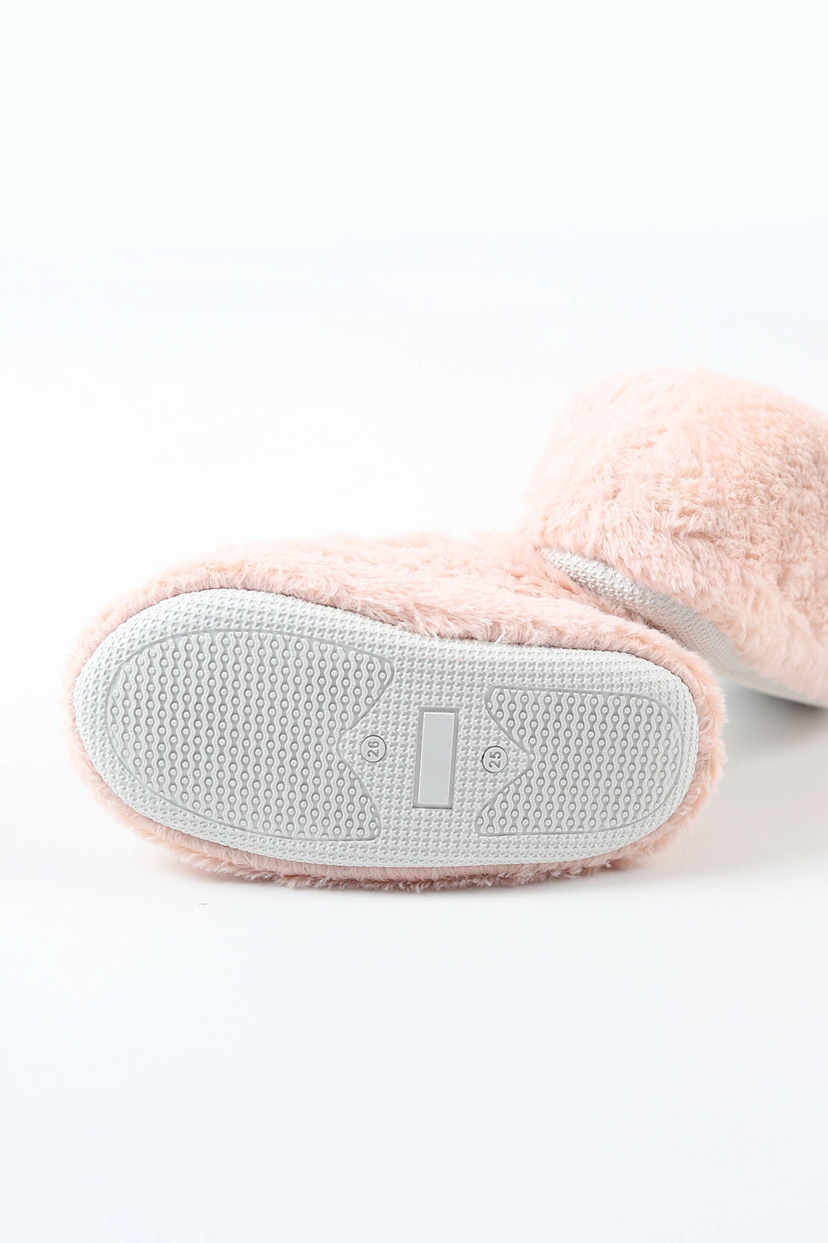 Pudra ( 25 - 30 ) Peluş Figürlü Kız Çocuk Panduf 488293