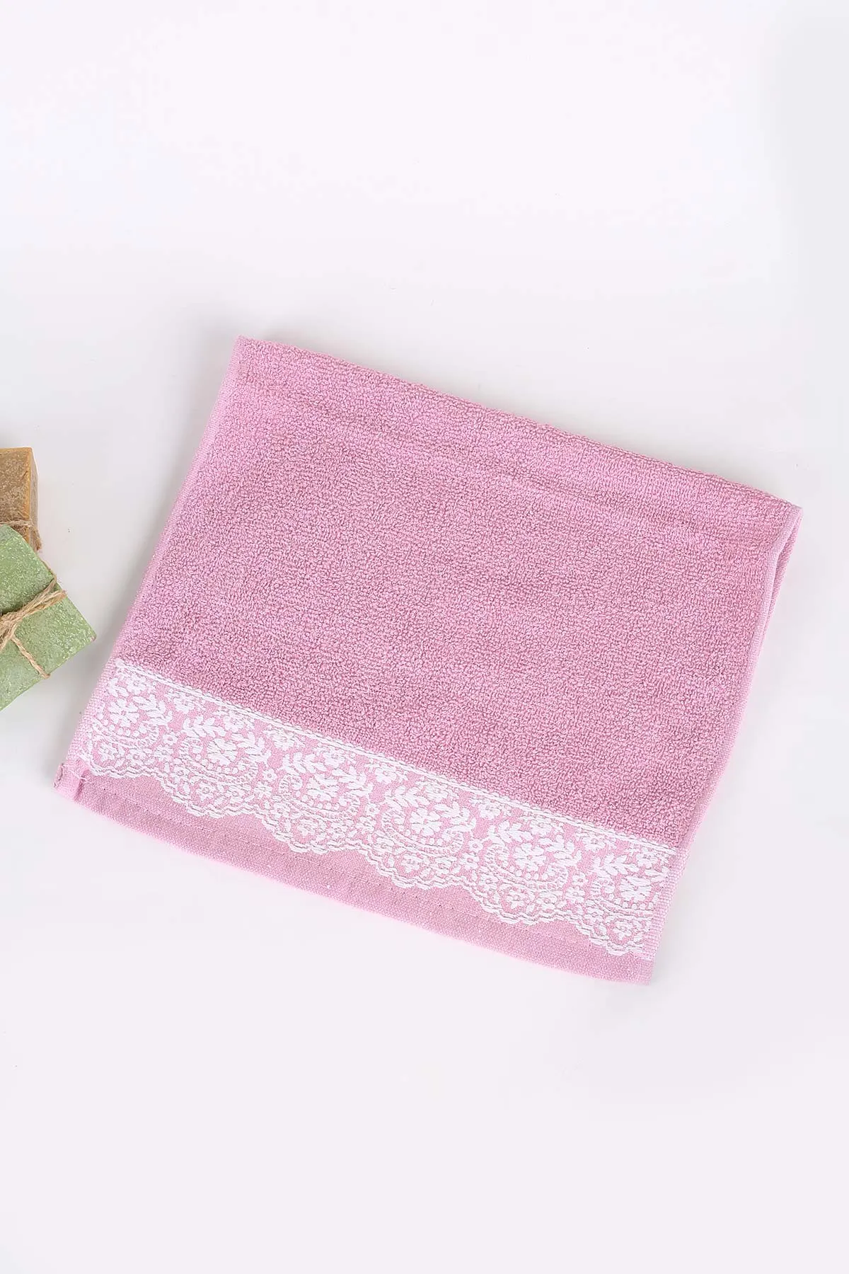 Pudra 30x50 Cm Yoncagül Bukle Jakarlı Mutfak Havlusu 350256