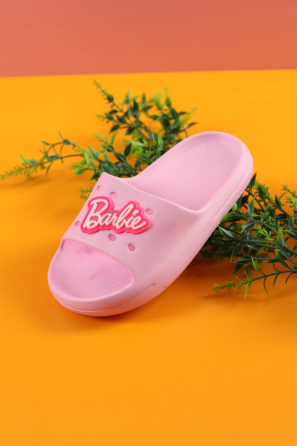 Pudra (31-35 ) Barbie Figürlü Eva Çocuk Terlik 280682