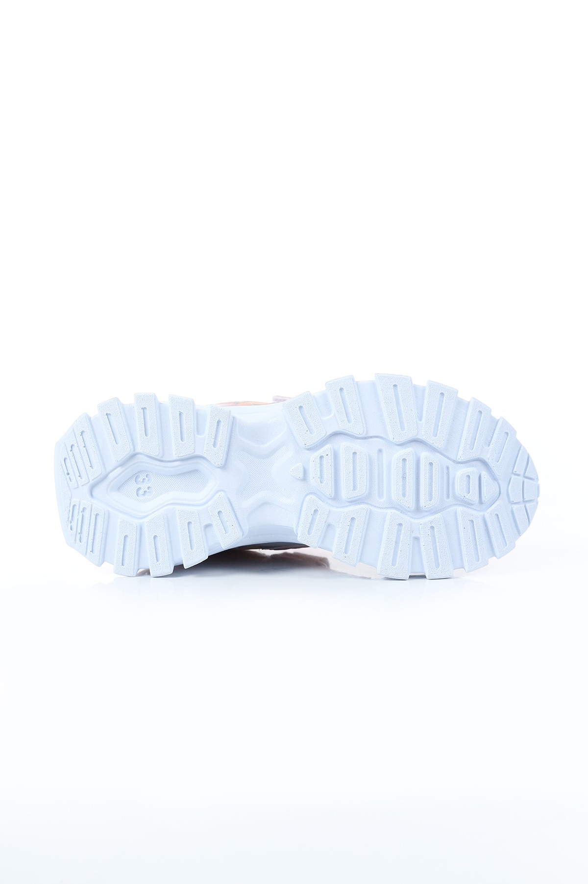 Pudra (31-35 Filet) Parça Geçmeli Lastikli Cırtlı Kız Çocuk Spor Ayakkabı 168828