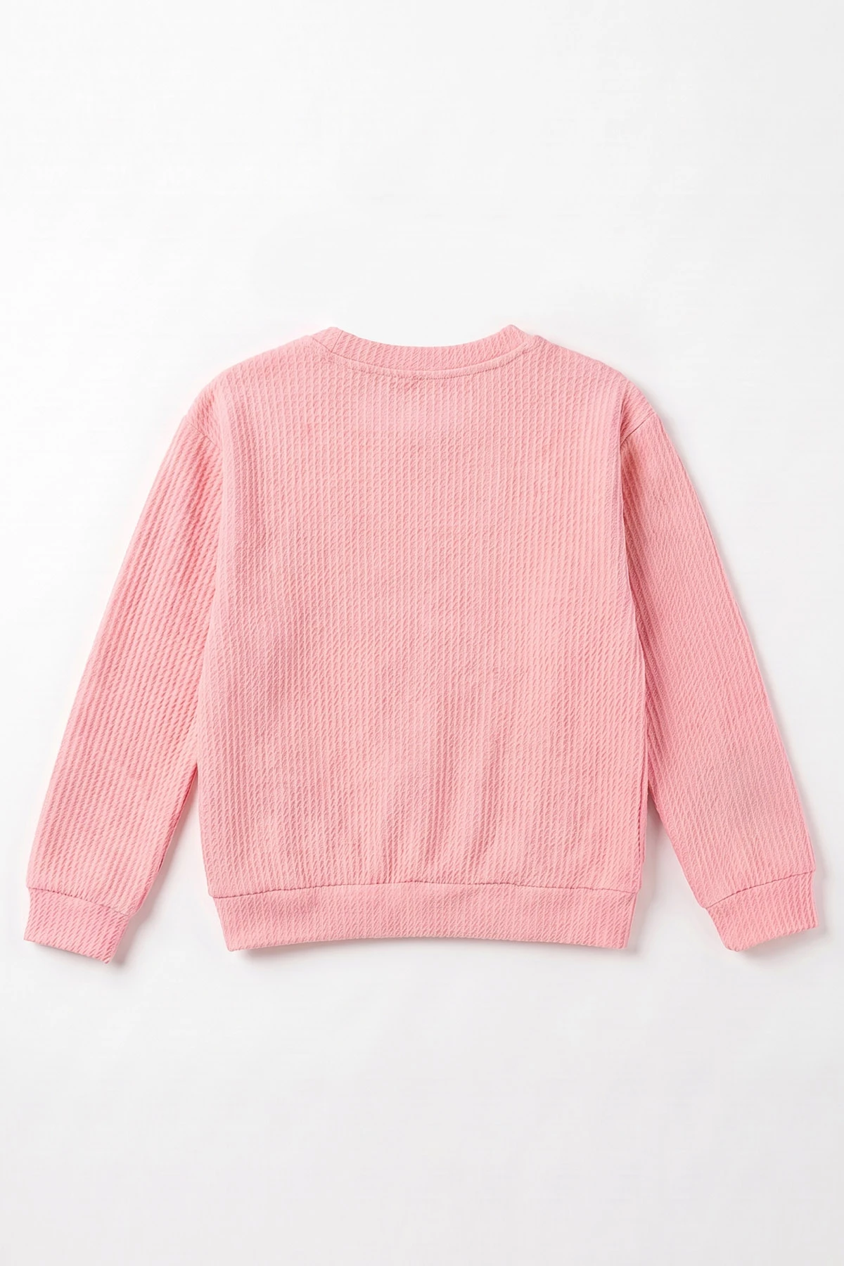 Pudra (4-12 Yaş) Süzene Kiraz Nakışlı Kız Çocuk Sweat 493657