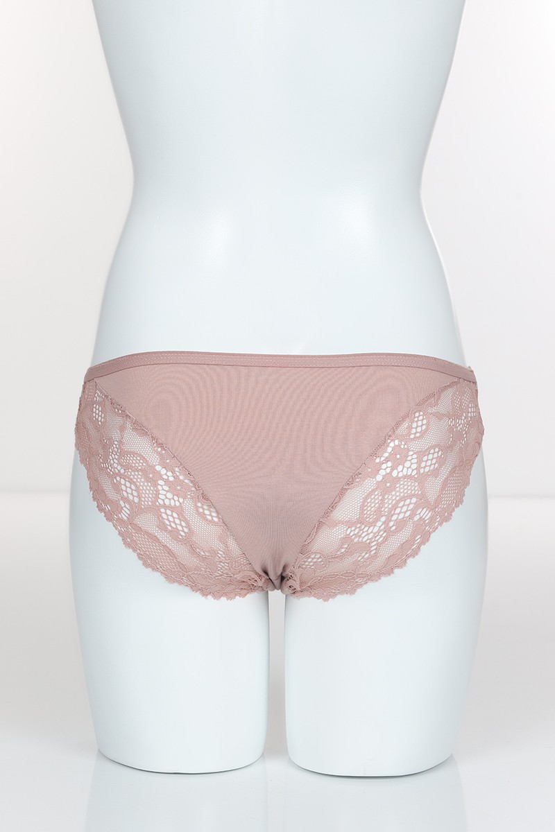 Pudra 4395 Bikini Arka Yan Bant Logo Baskılı Külot 102300