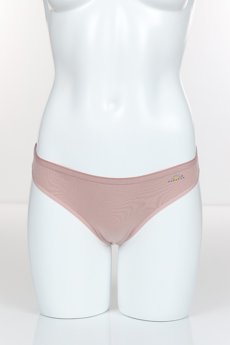 Pudra 4395 Bikini Arka Yan Bant Logo Baskılı Külot 102300