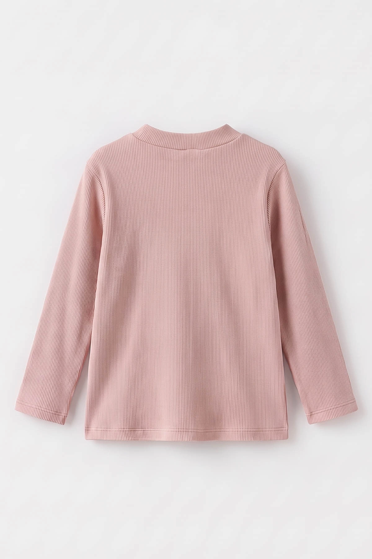 Pudra (5-12 Yaş) Yarım Balıkçı Yaka Kaşkorse  Çocuk Body Sweatshirt 495421