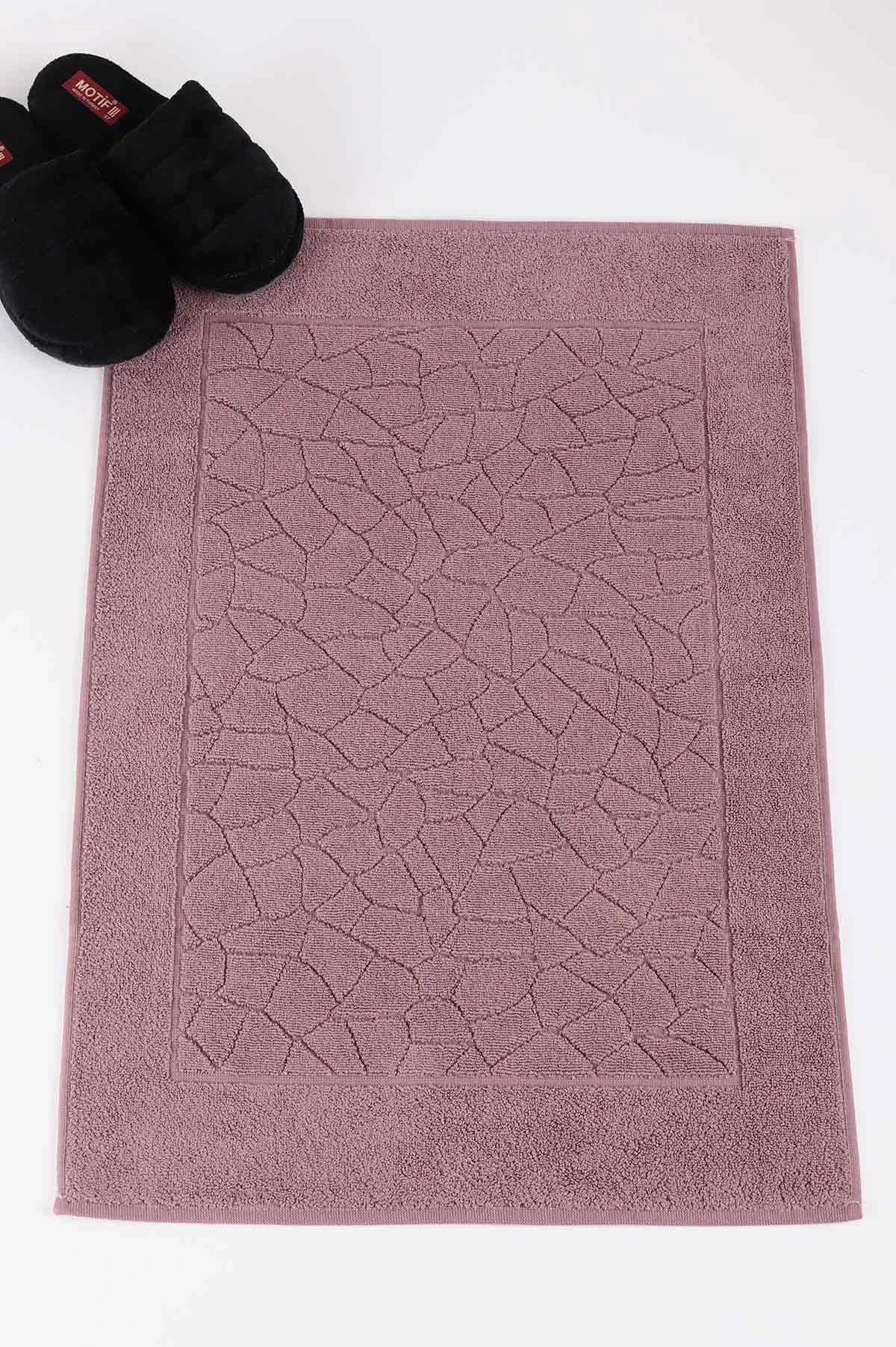 Mürdüm 50x70 Desenli Ayak Havlusu 224905