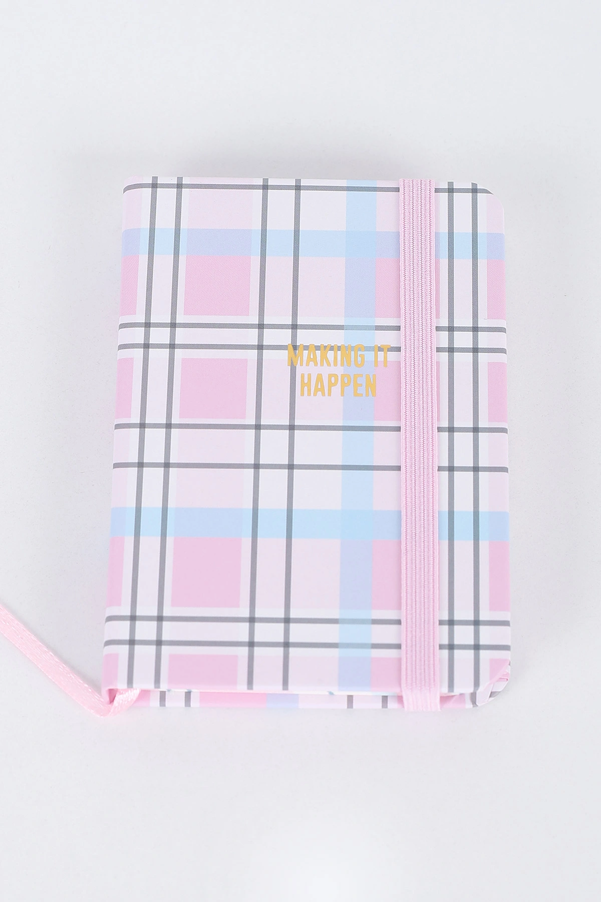 Pudra 7x10 Cm Desenli Lastikli Bloknot Defter-Notebook 392507