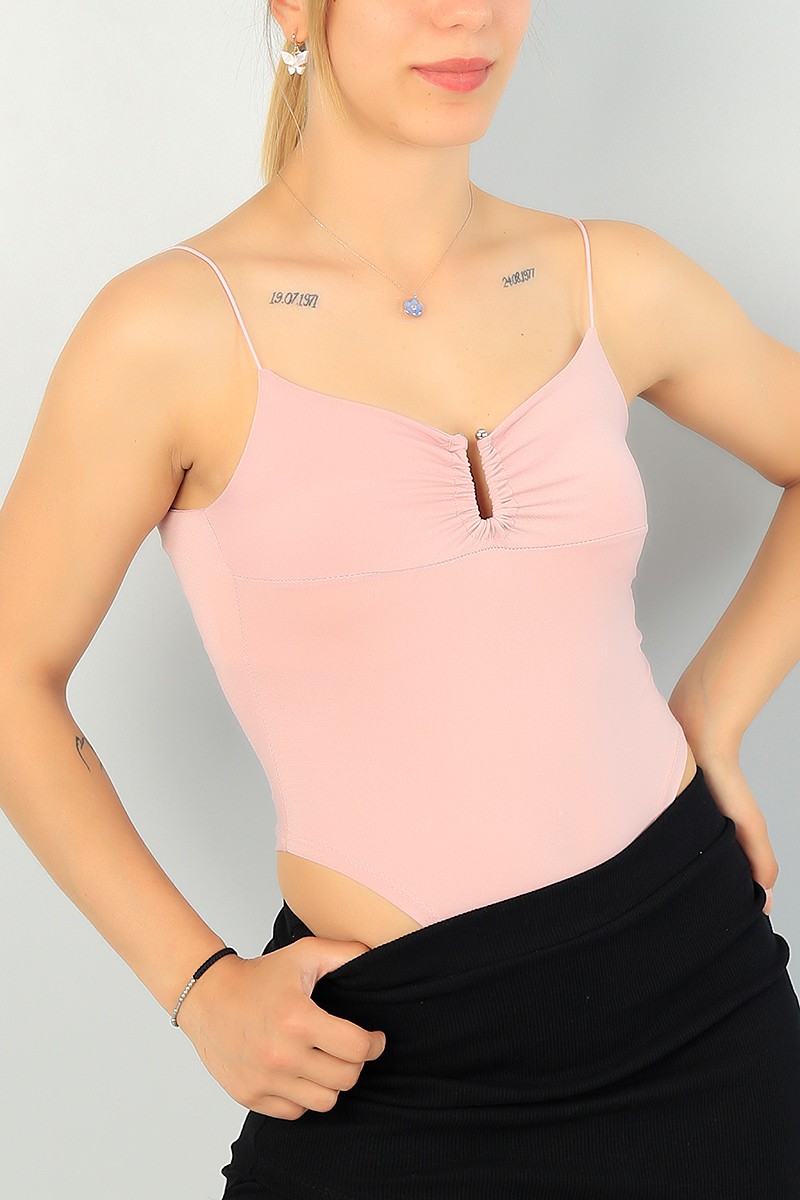 Pudra Askılı Zıbın Bluz 67690
