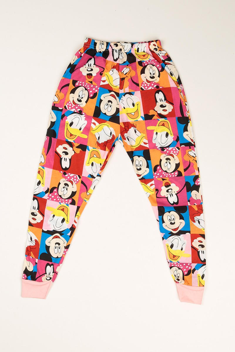 Pudra Baskılı Kız Çocuk Pijama Takımı 77943