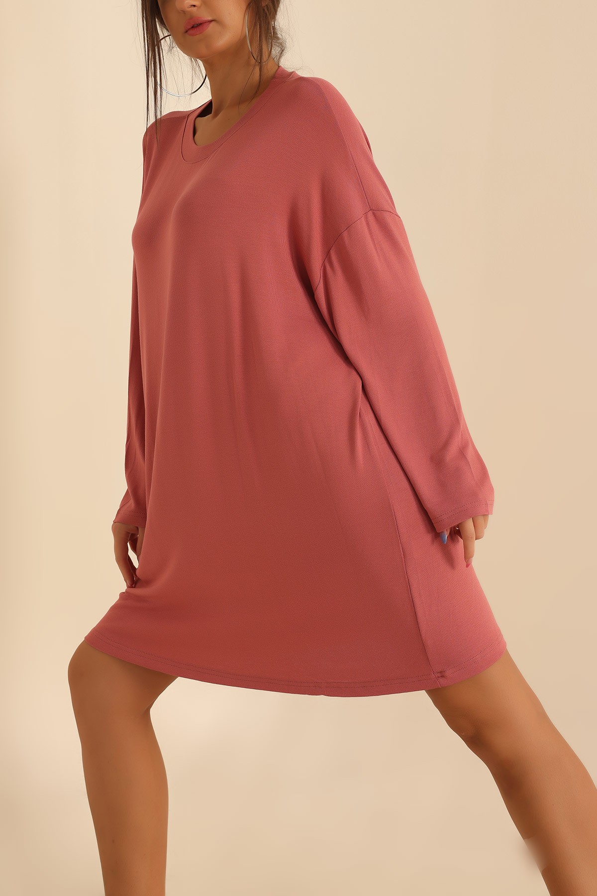 Pudra Çilek Kumaş Tunik 204122