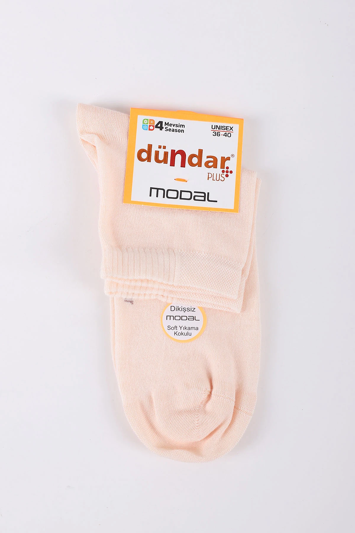 Pudra Dört Mevsim Kadın Modal Konç Çorap 36-40 422966