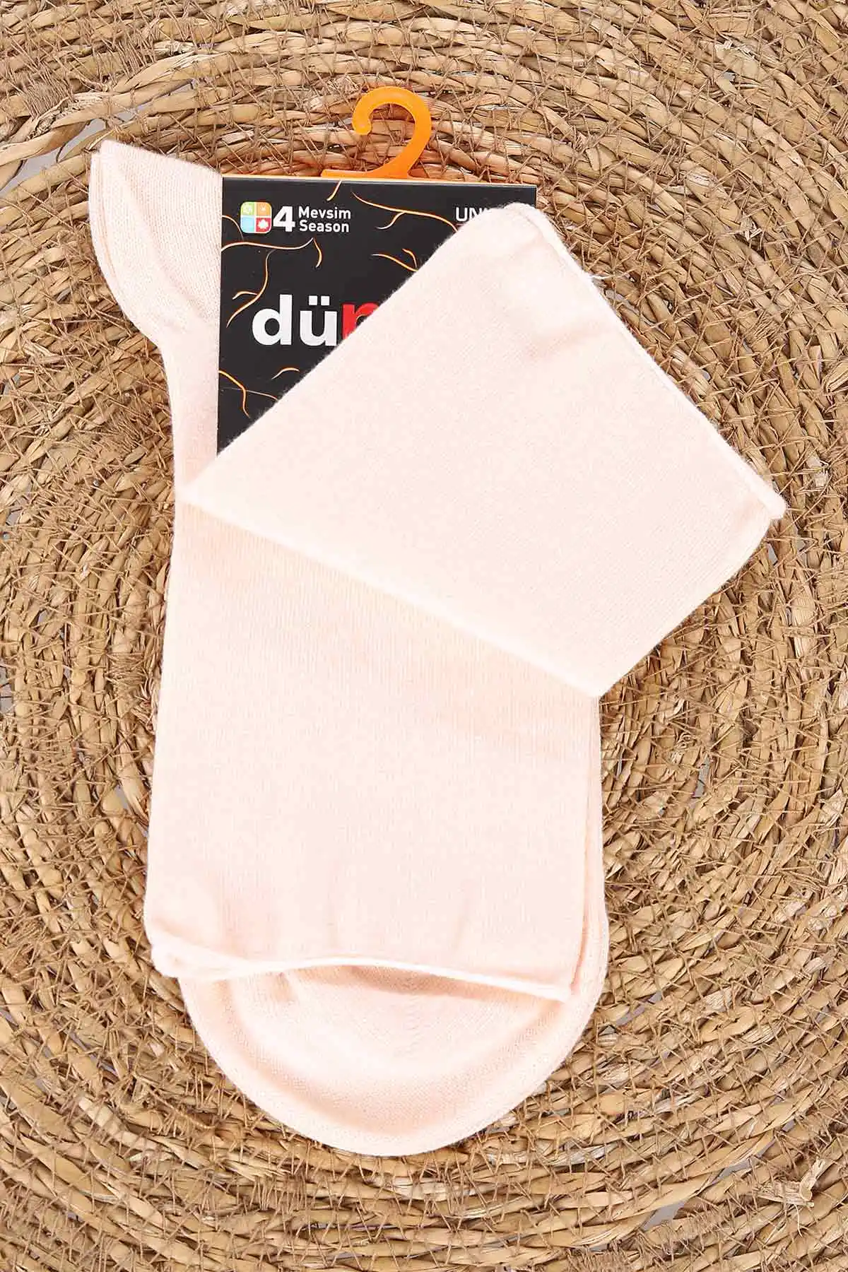 Pudra Dört Mevsim Kadın Modal Lastiksiz Çorap (36-40) 477015