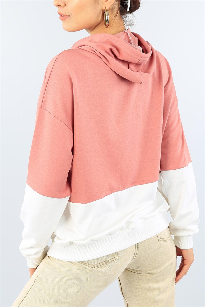 Pudra Eklemeli Bayan Sweat 39099