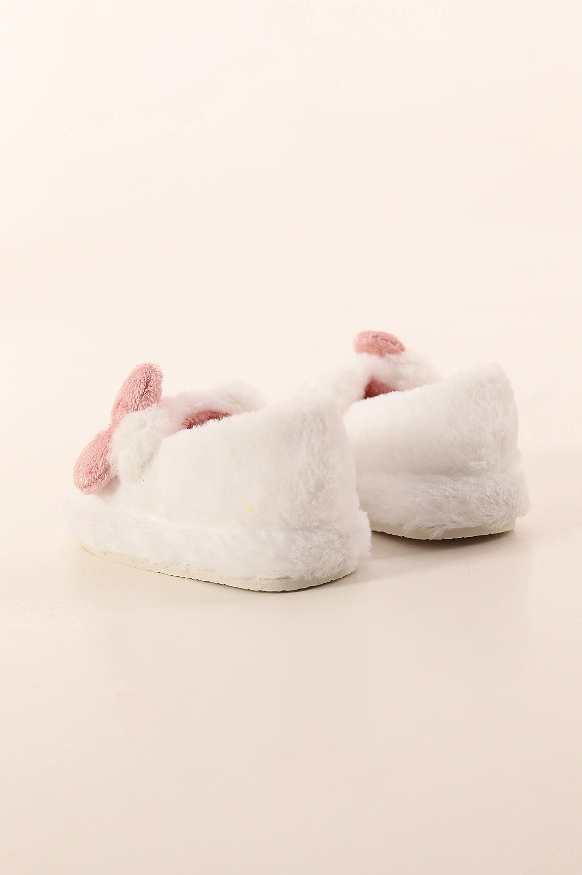 Pudra Ekru ( 30 - 35 ) Peluş Figürlü Kız Çocuk Panduf 391082