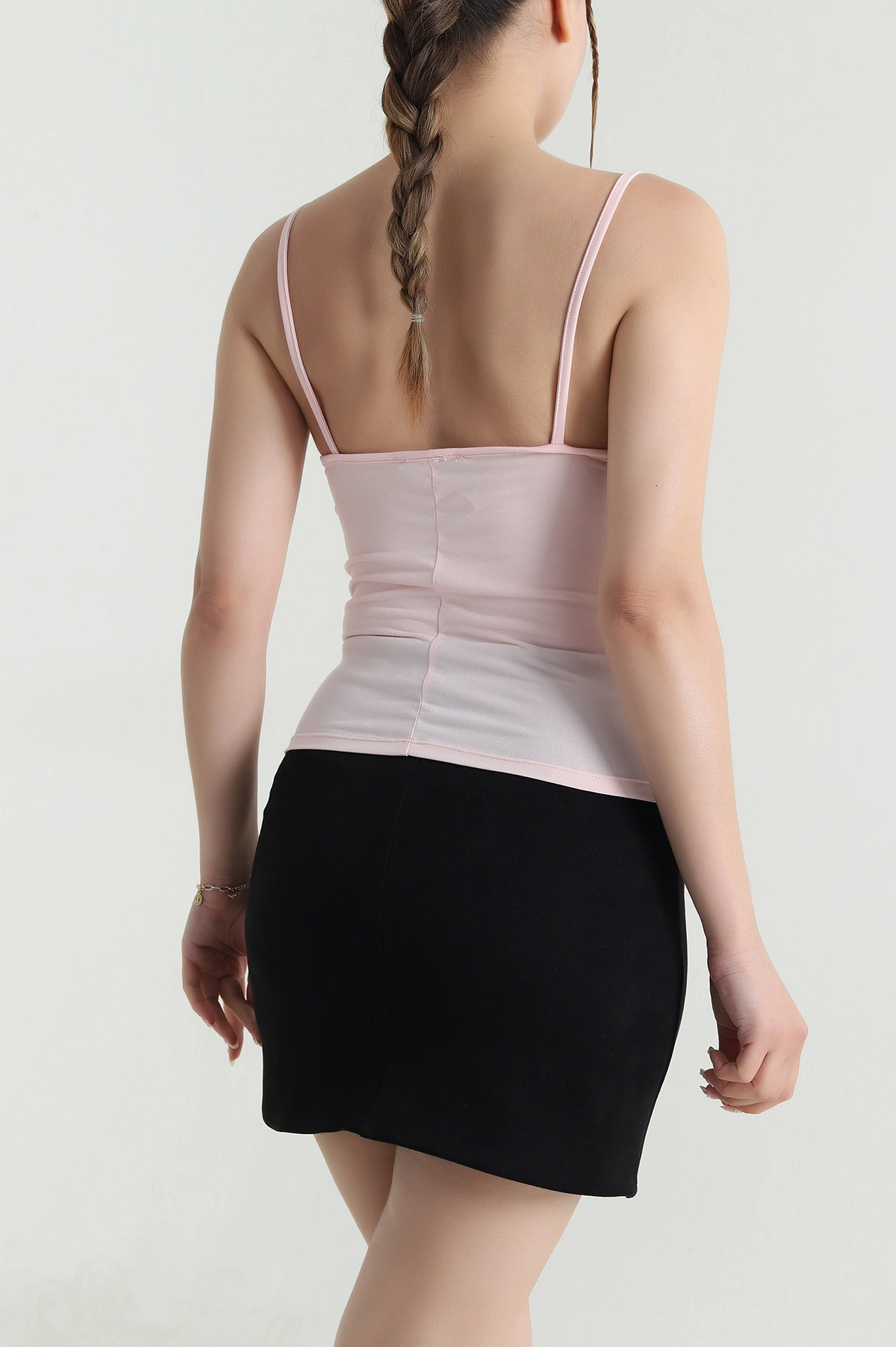 Pudra İp Askılı Sandy Kadın Bluz 476478