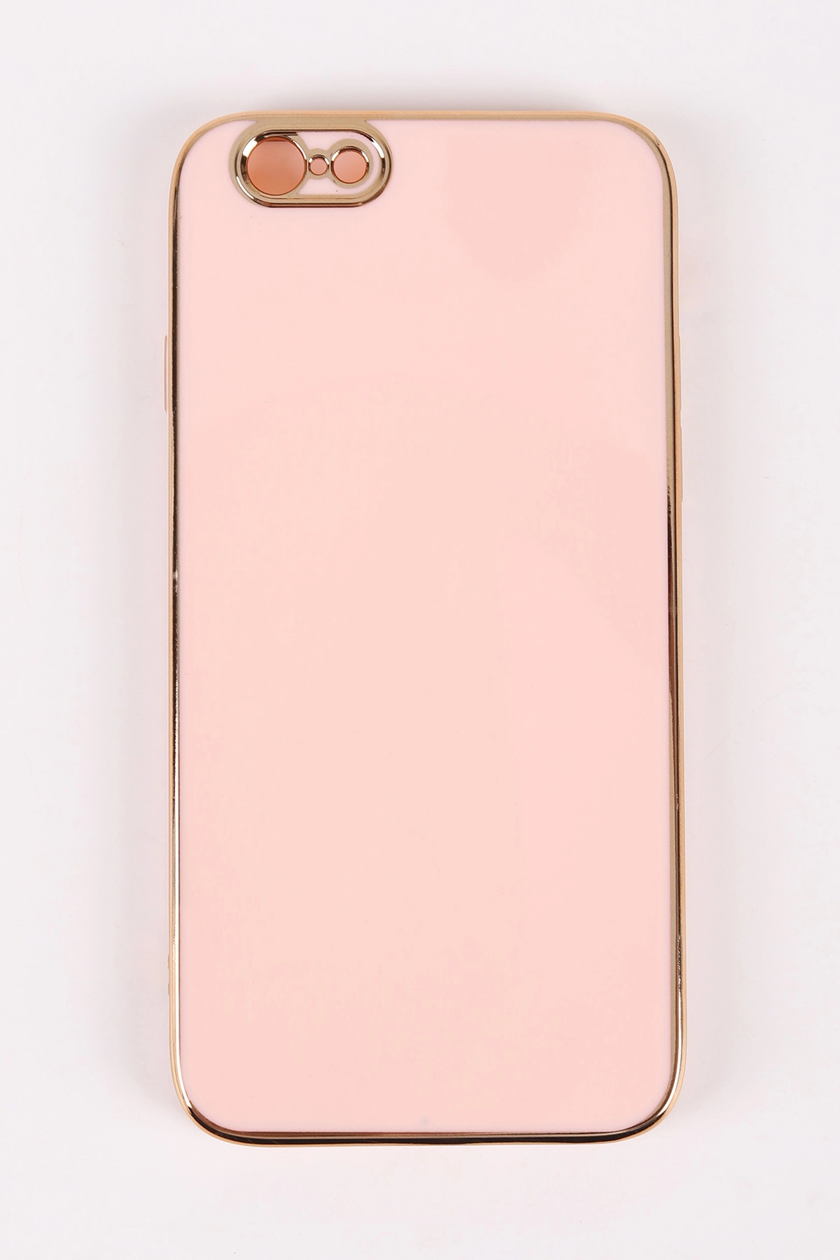 Pudra İphone 6 Uyumlu Kamera Korumalı Tpu Silikon Telefon Kılıfı 467017