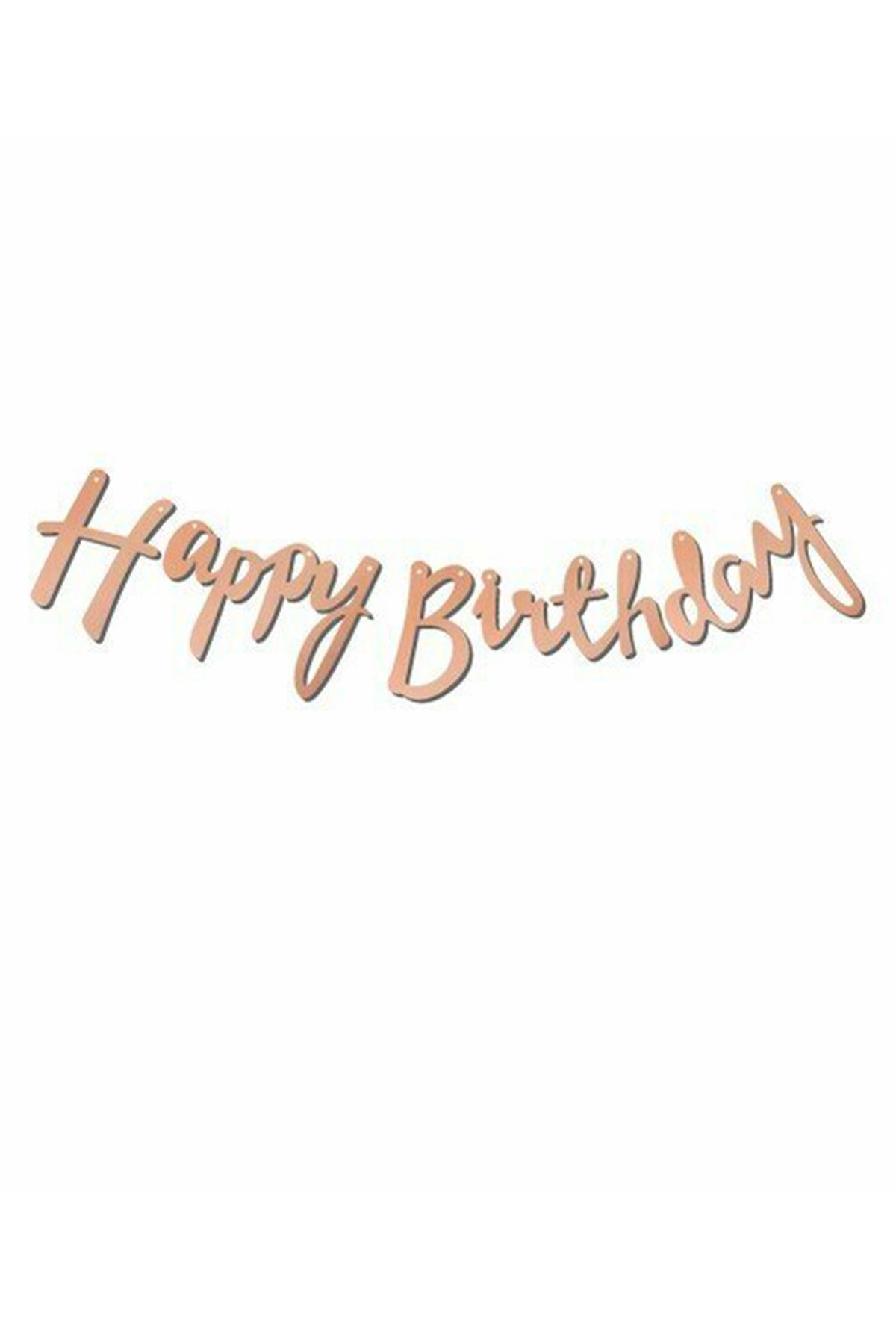 Pudra Kaligrafi Banner Happy Birhtday Parti Yazısı 297062