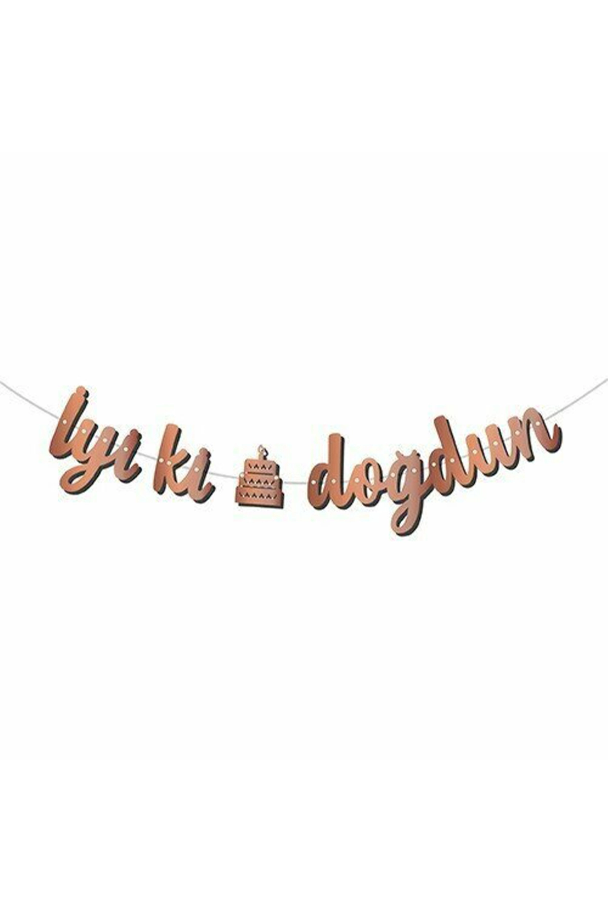 Pudra Kaligrafi Banner İyi Ki Doğdun Yazısı 298514