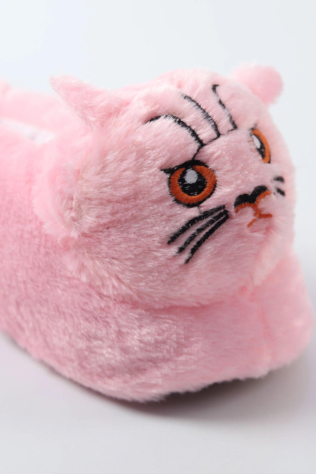 Pudra Kedi Figürlü Peluş Kadın Panduf 490432