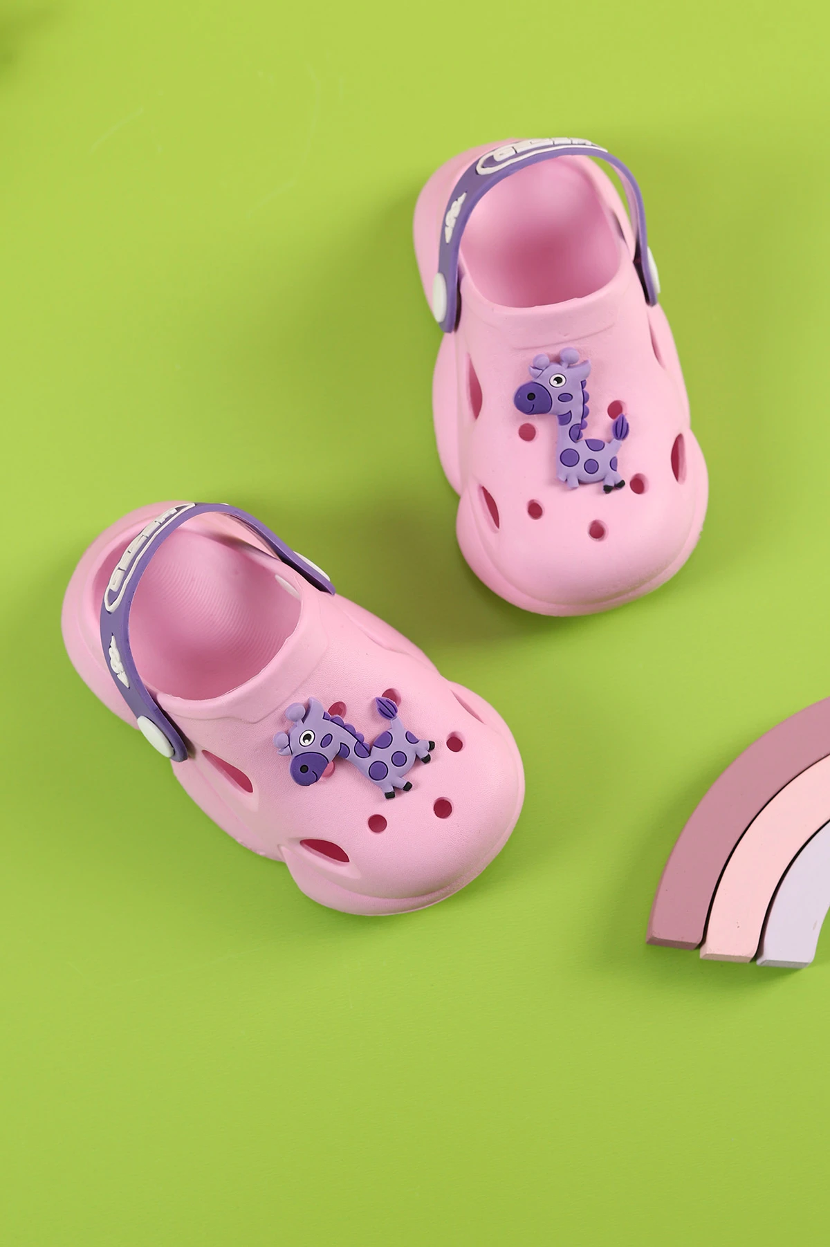 Pudra  Lila (21-26) Figürlü Eva Bebe Terlik & Sandalet 259142
