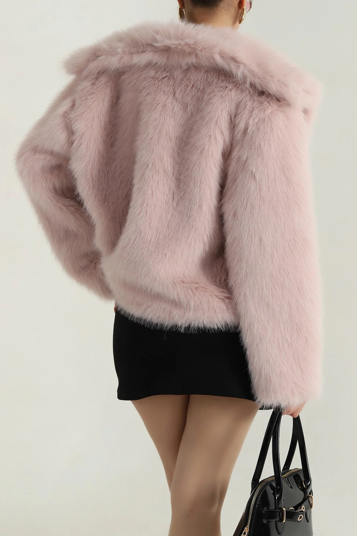 Pudra Lolita Kürk Kadın Mont 406844