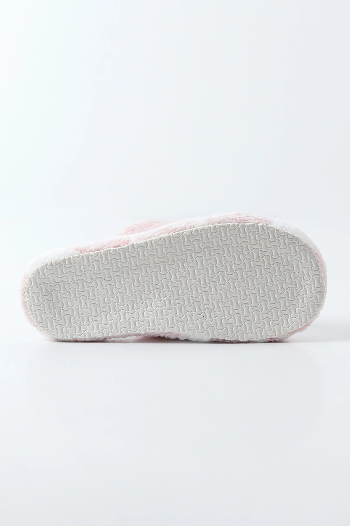 Pudra Peluş Yıldız Tasarımlı Kadın Ev Terliği 490938