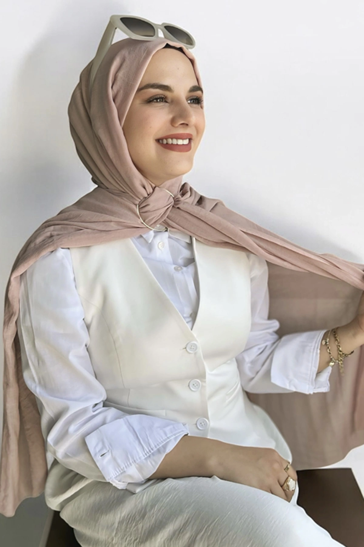 Pudra Pembe 100x195 Cm Dubai Şal 381959
