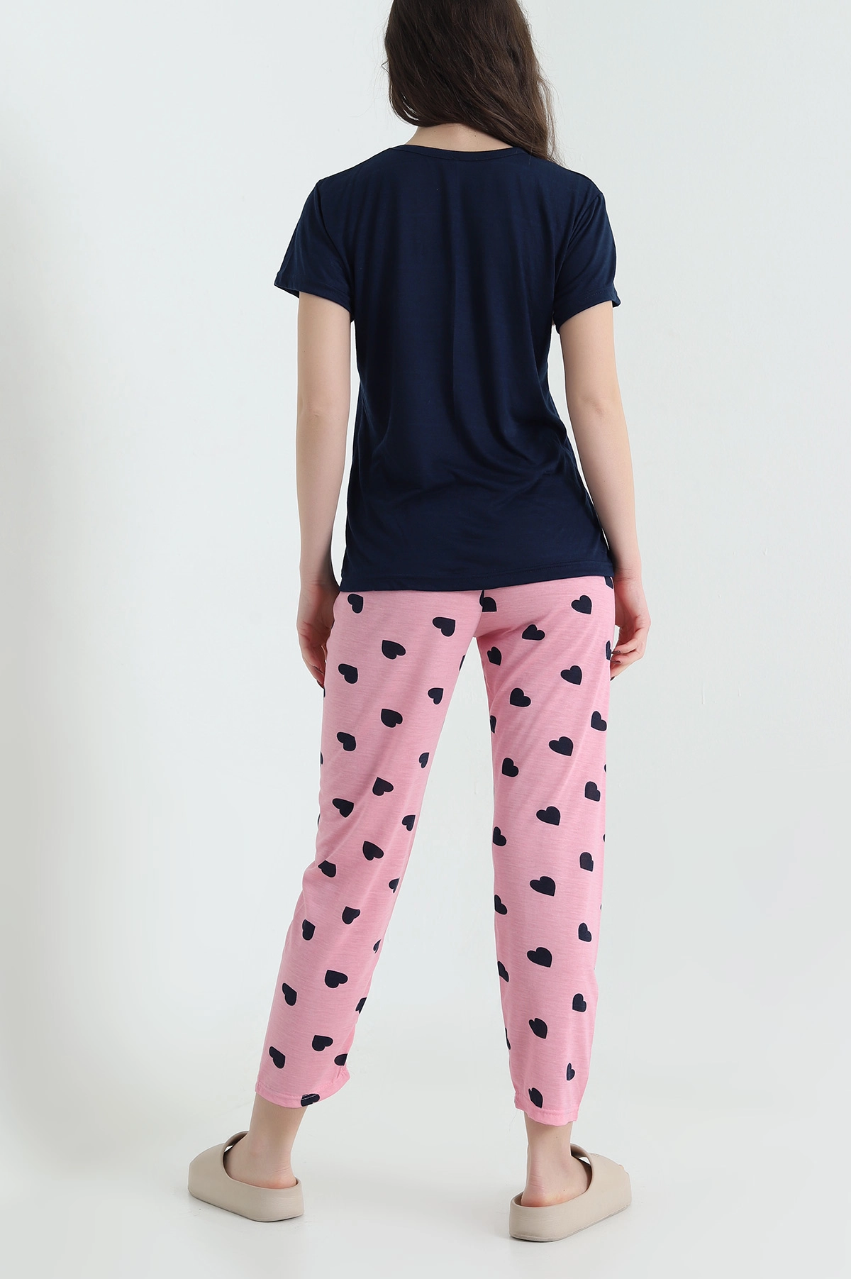 Pudra Stella Viskon Kadın Pijama Takımı 434400
