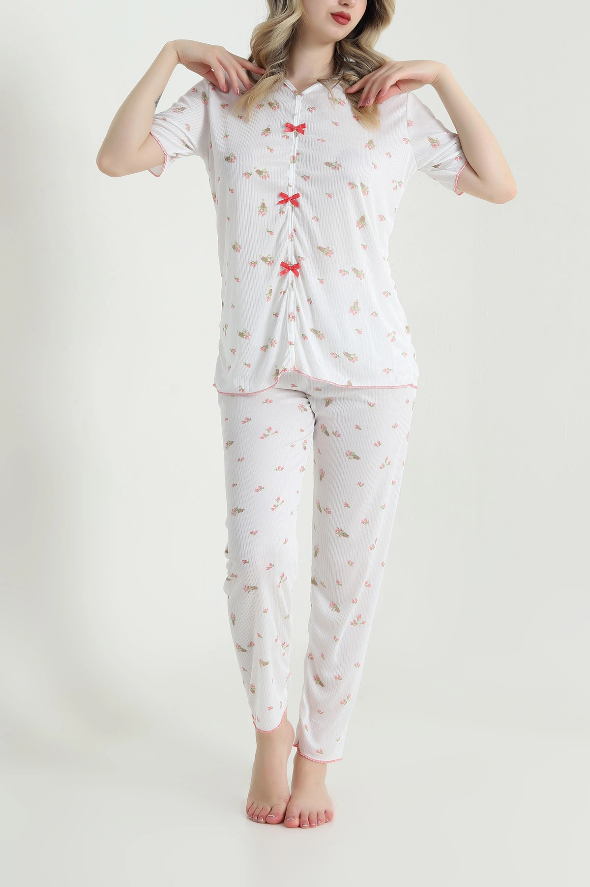 Pudra Yeni Sezon Kadın Pijama Takımı 466335