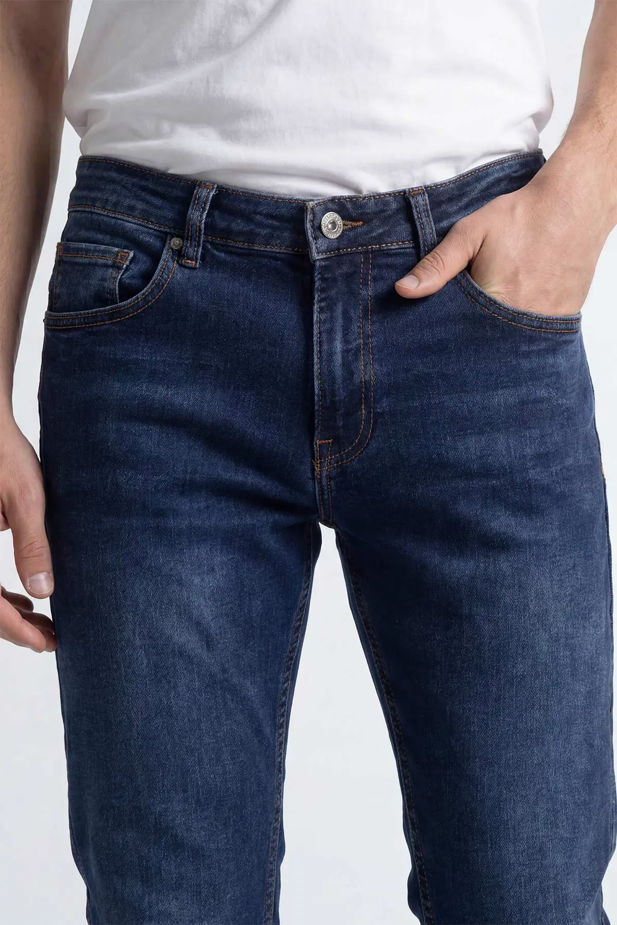 Regular Fit Likralı Erkek Kot Pantolon 430882