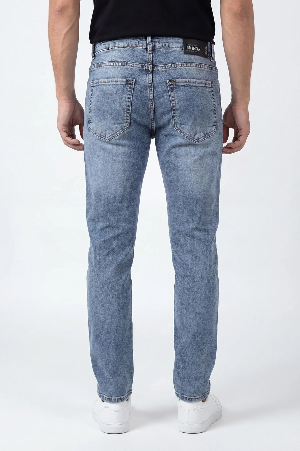 Regular Fit Yıkamalı Likralı Erkek Kot Pantolon 430674