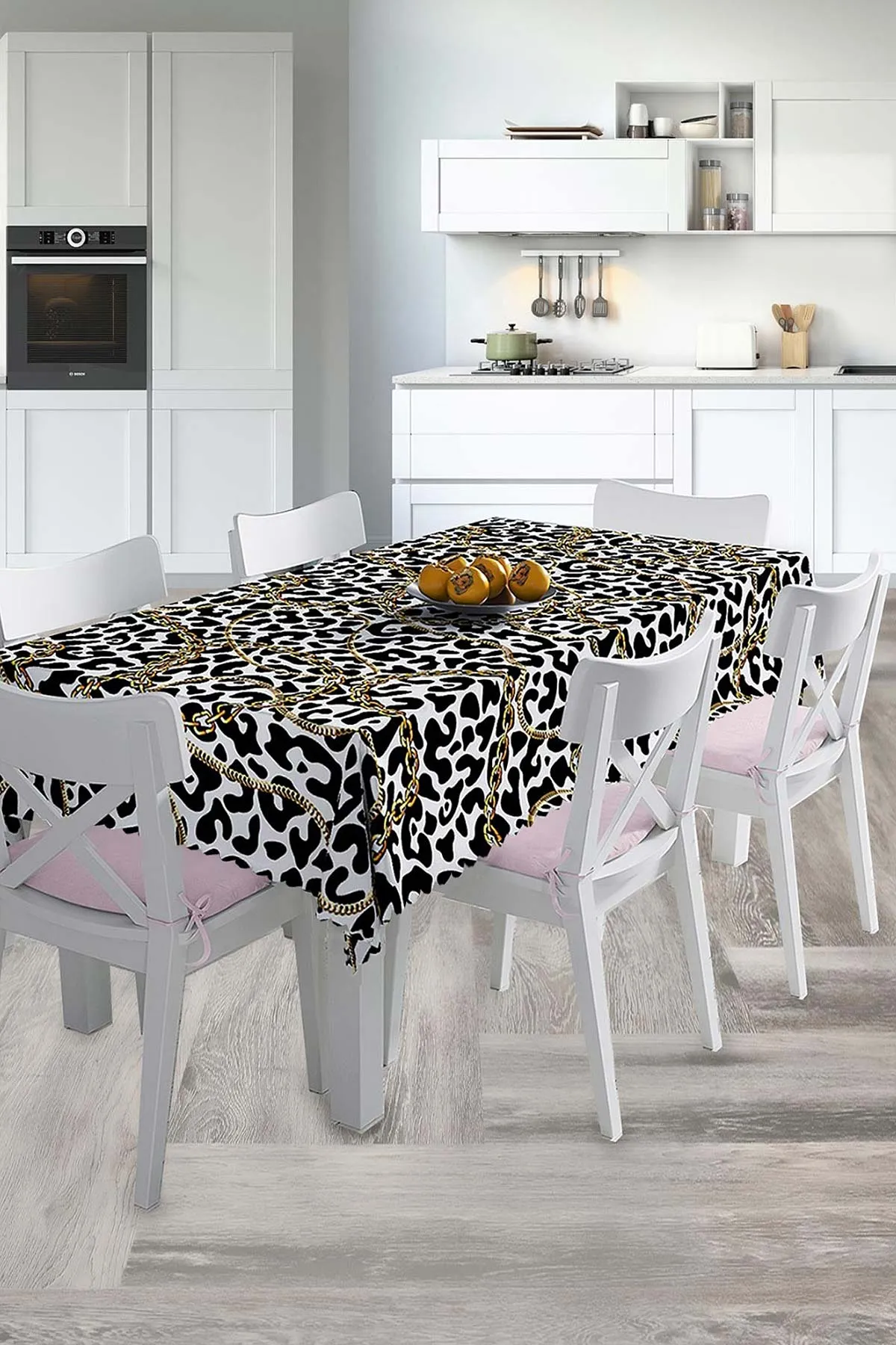 Renkli 140x220 Dijital Baskılı Masa Örtüsü 212031