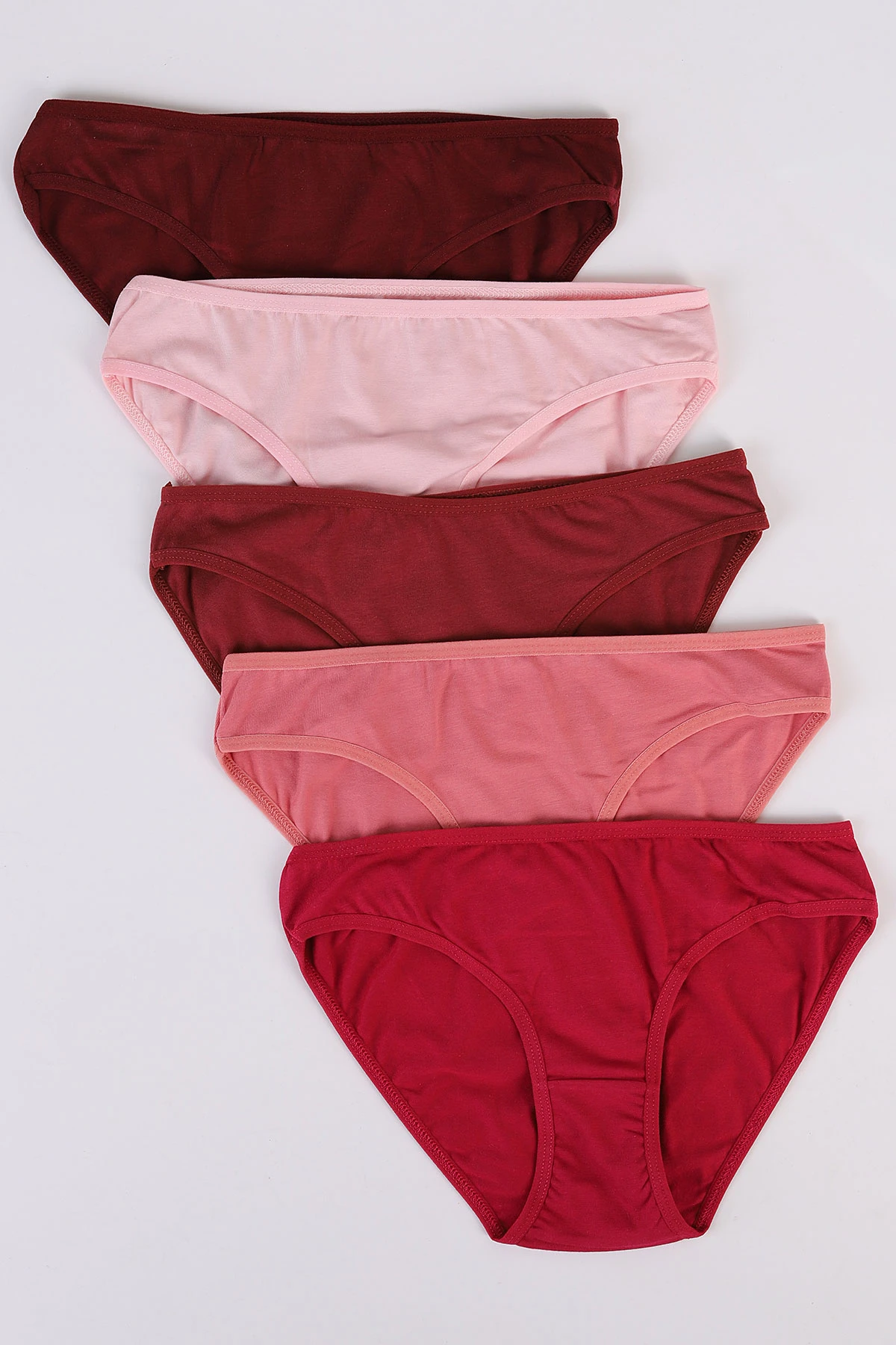 Renkli Beşli Kadın Bikini Külot 487470