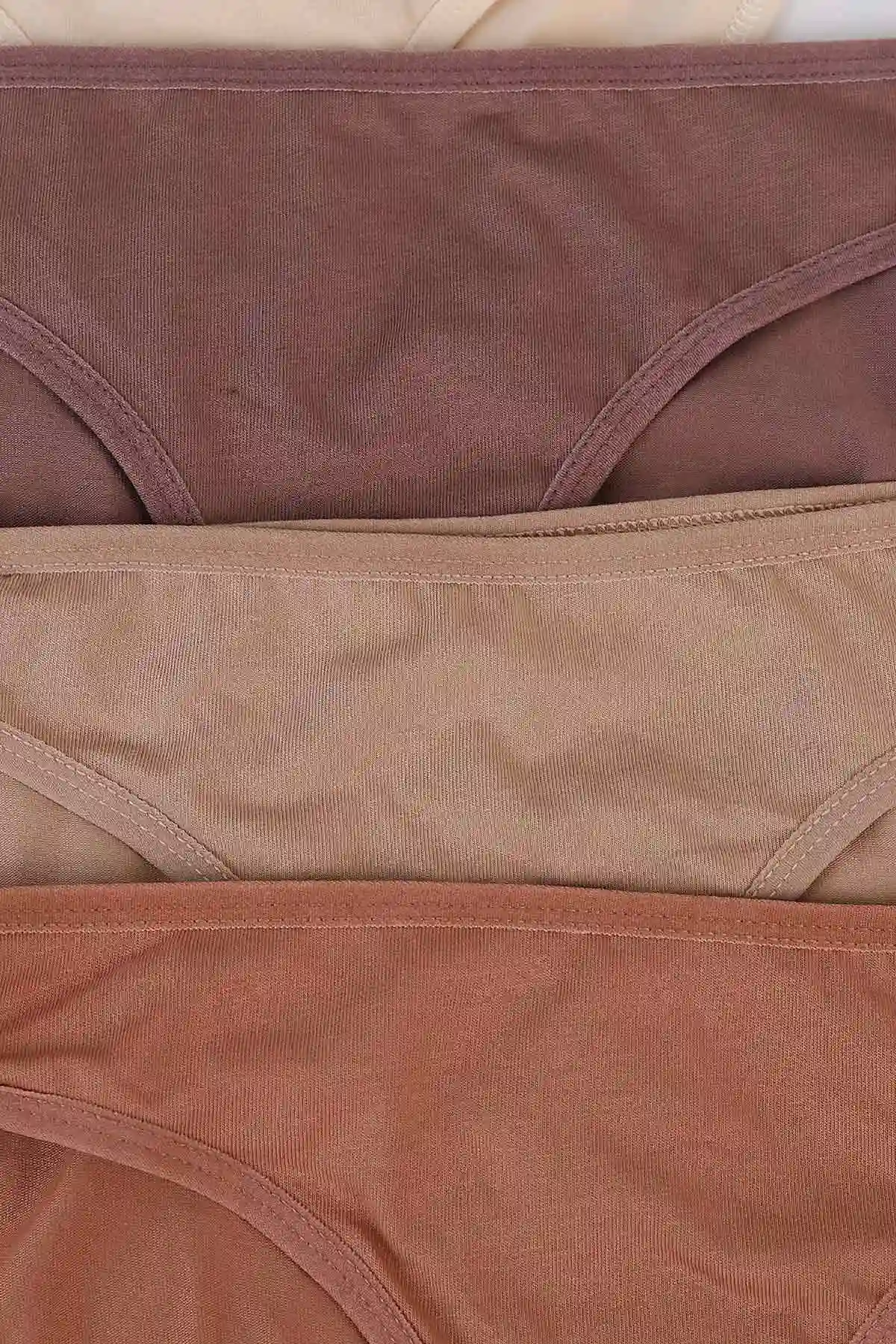 Renkli Beşli Kadın Bikini Külot 487471