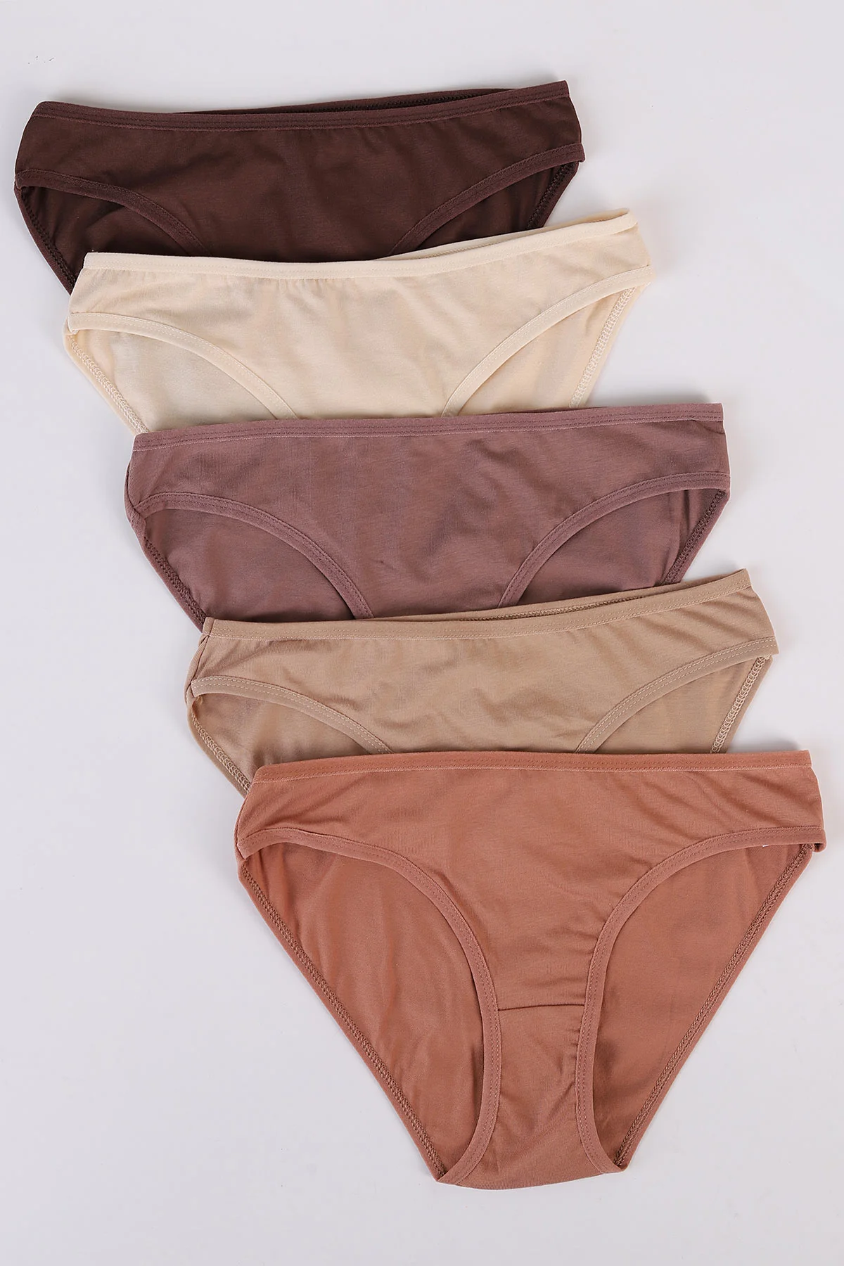 Renkli Beşli Kadın Bikini Külot 487471