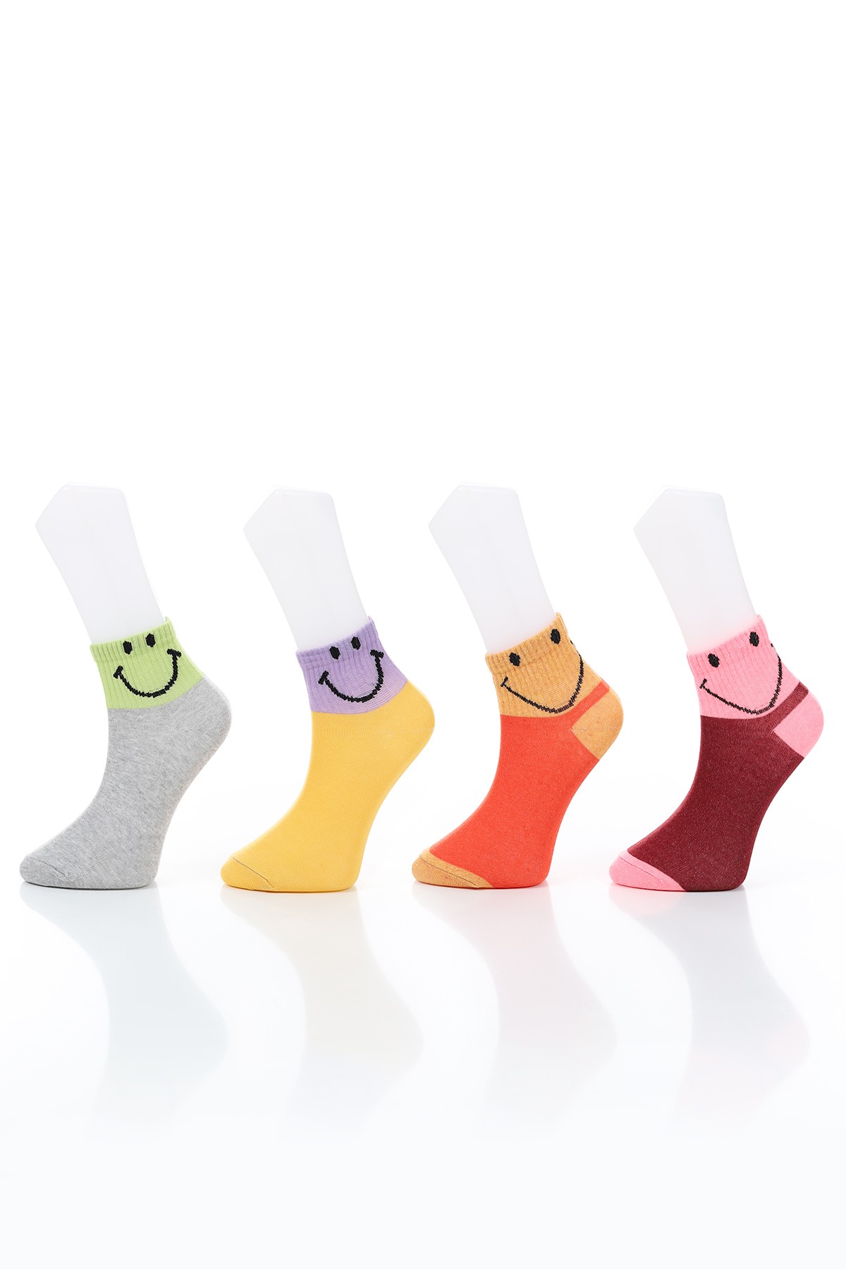 Renkli Dörtlü Soket Çorap 142272