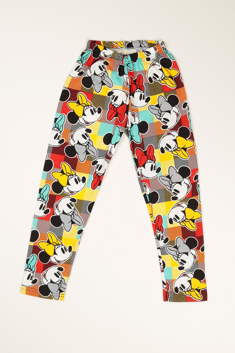 Renkli Düğmeli Kız Çocuk Pijama Takımı 77888