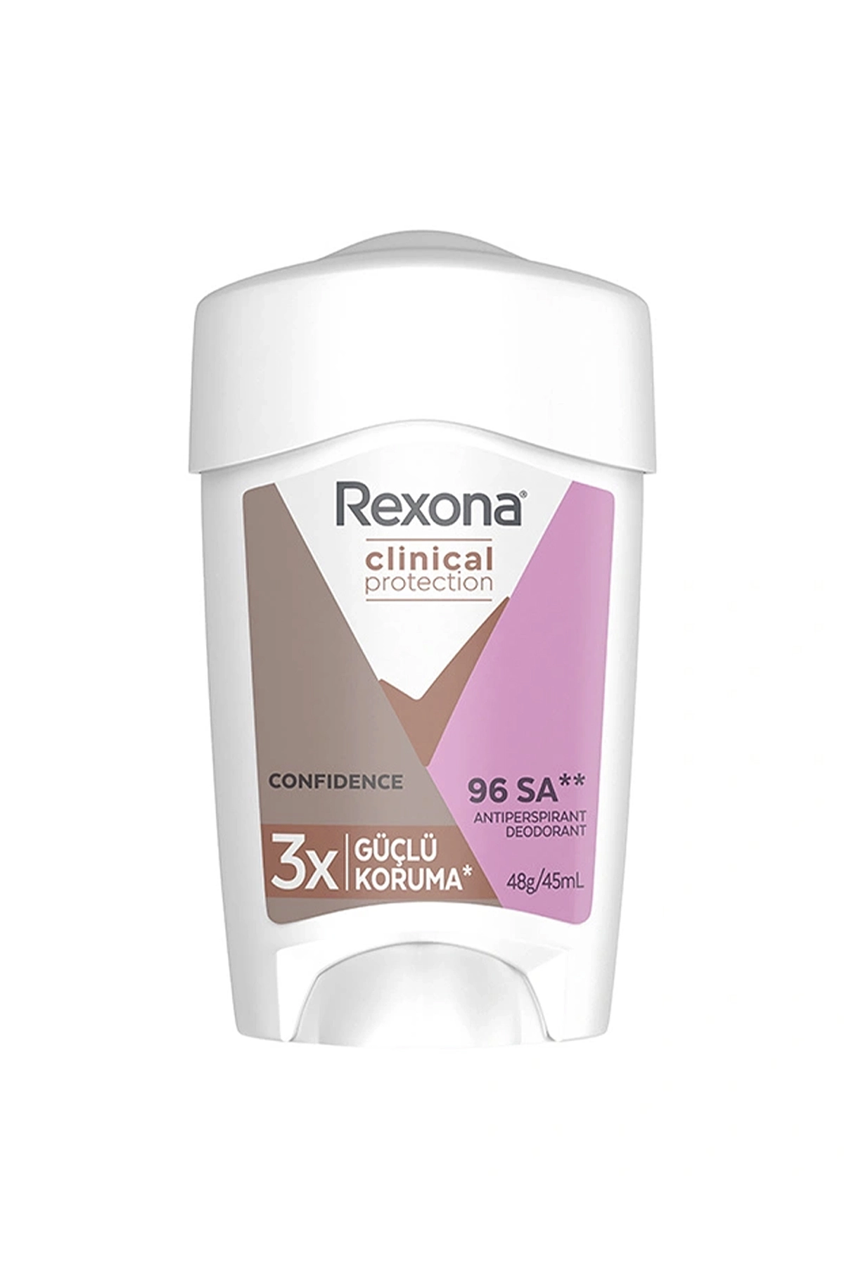 Rexona Clinical Protection Kadın Stick Deodorant Confidence 3x Güçlü Koruma 45 ml 357370