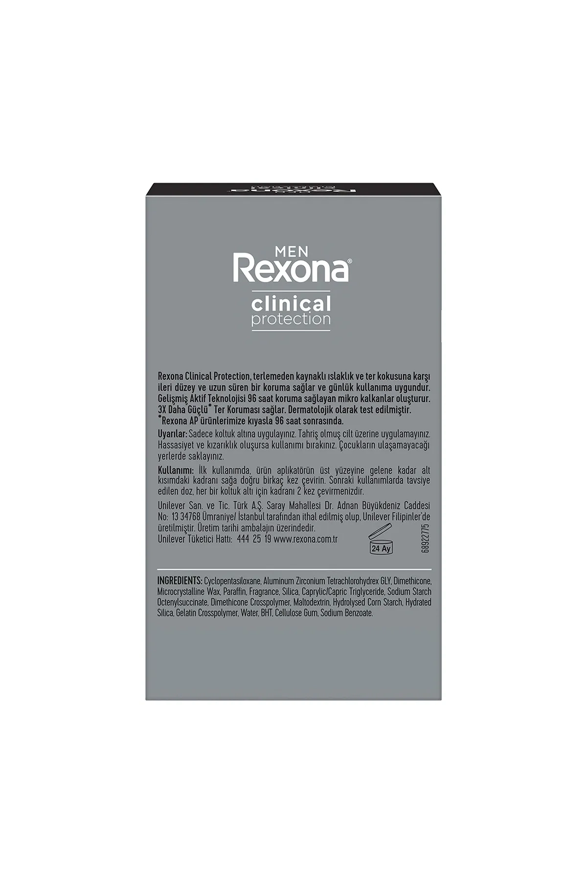 Rexona Men Clinical Protection Erkek Stick Deodorant Active Fresh 96 Saat Koruma 45 ml 286648