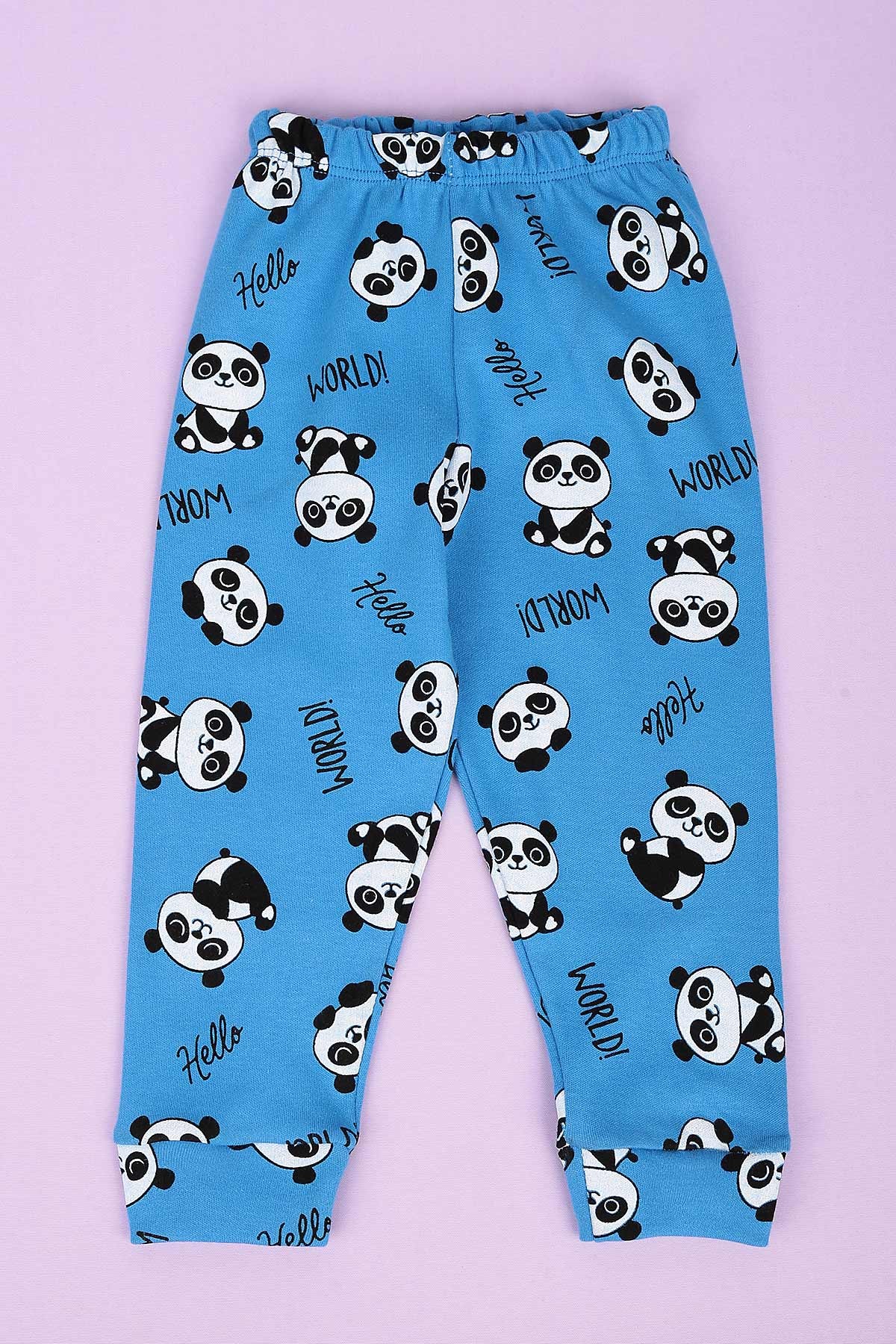 Saks Mavisi (1-3 Yaş) Panda Baskılı Erkek Çocuk Takım 148336
