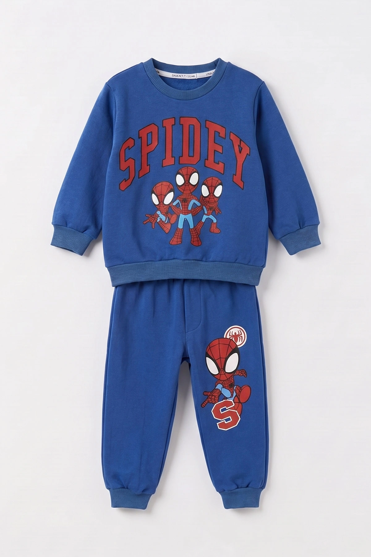 Saks Mavisi (1-5 Yaş) Spidey Baskılı 2 İp İçi Şardonlu Erkek Çocuk 2'li Takım 497090
