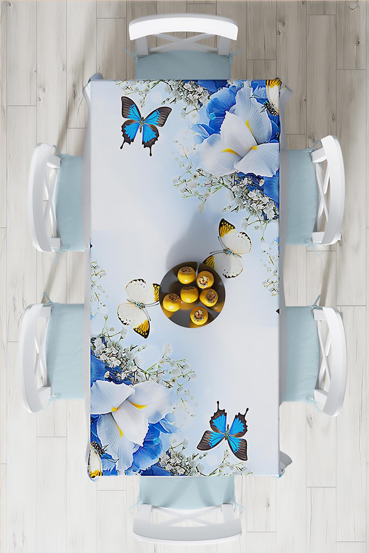 140x220 Dijital Baskılı Mordern  Masa Örtüsü 219032