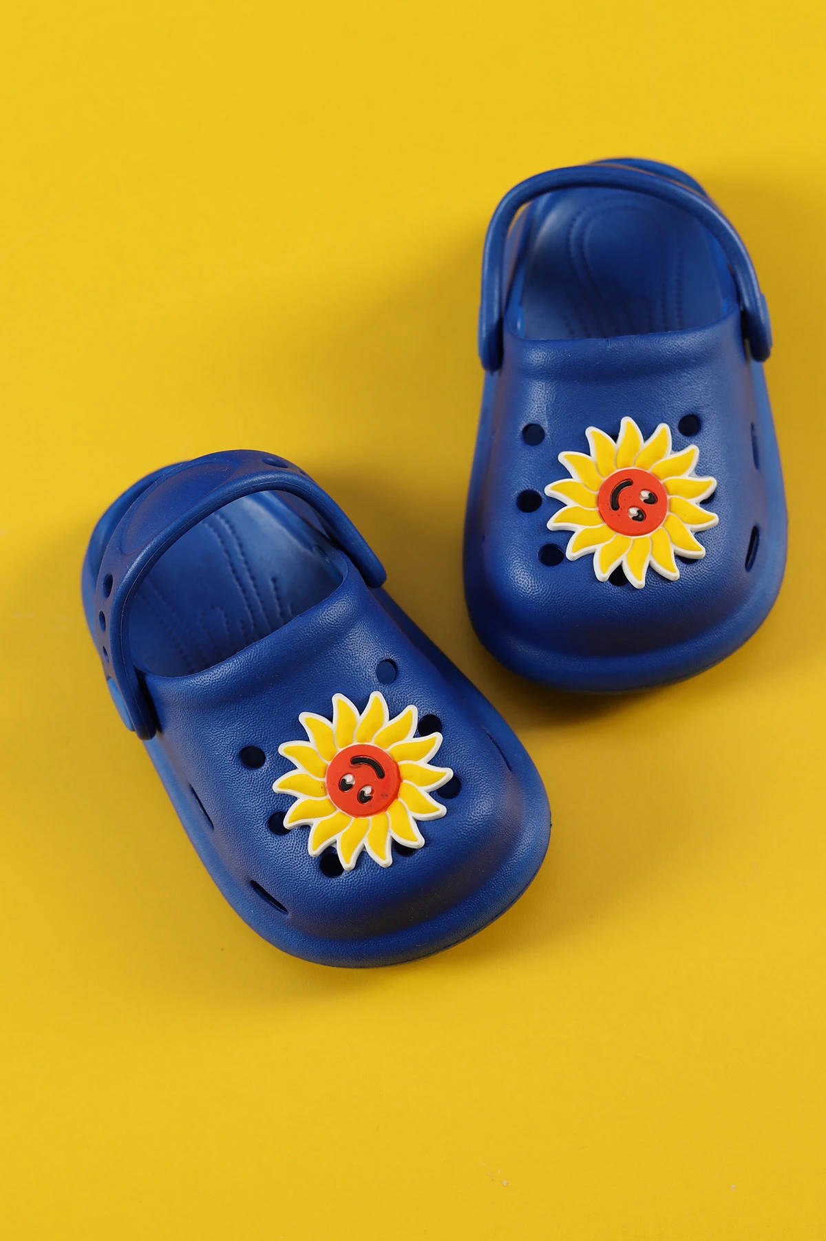 Saks Mavisi (19-24) Figürlü Eva Bebe Terlik & Sandalet 267830